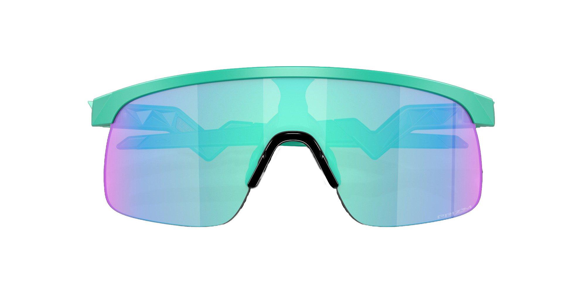 Oakley Youth Resistor Prizm Sapphire Sunglasses &ndash; Matte Celeste - BLUE Thumbnail View 6