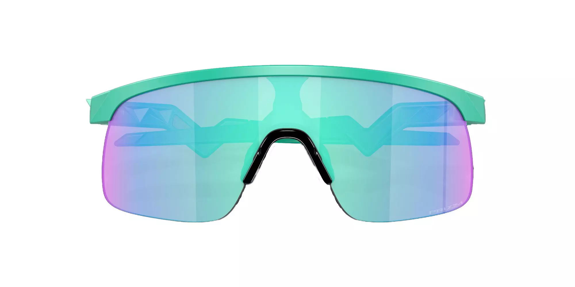Oakley Youth Resistor Prizm Sapphire Sunglasses &ndash; Matte Celeste - BLUE