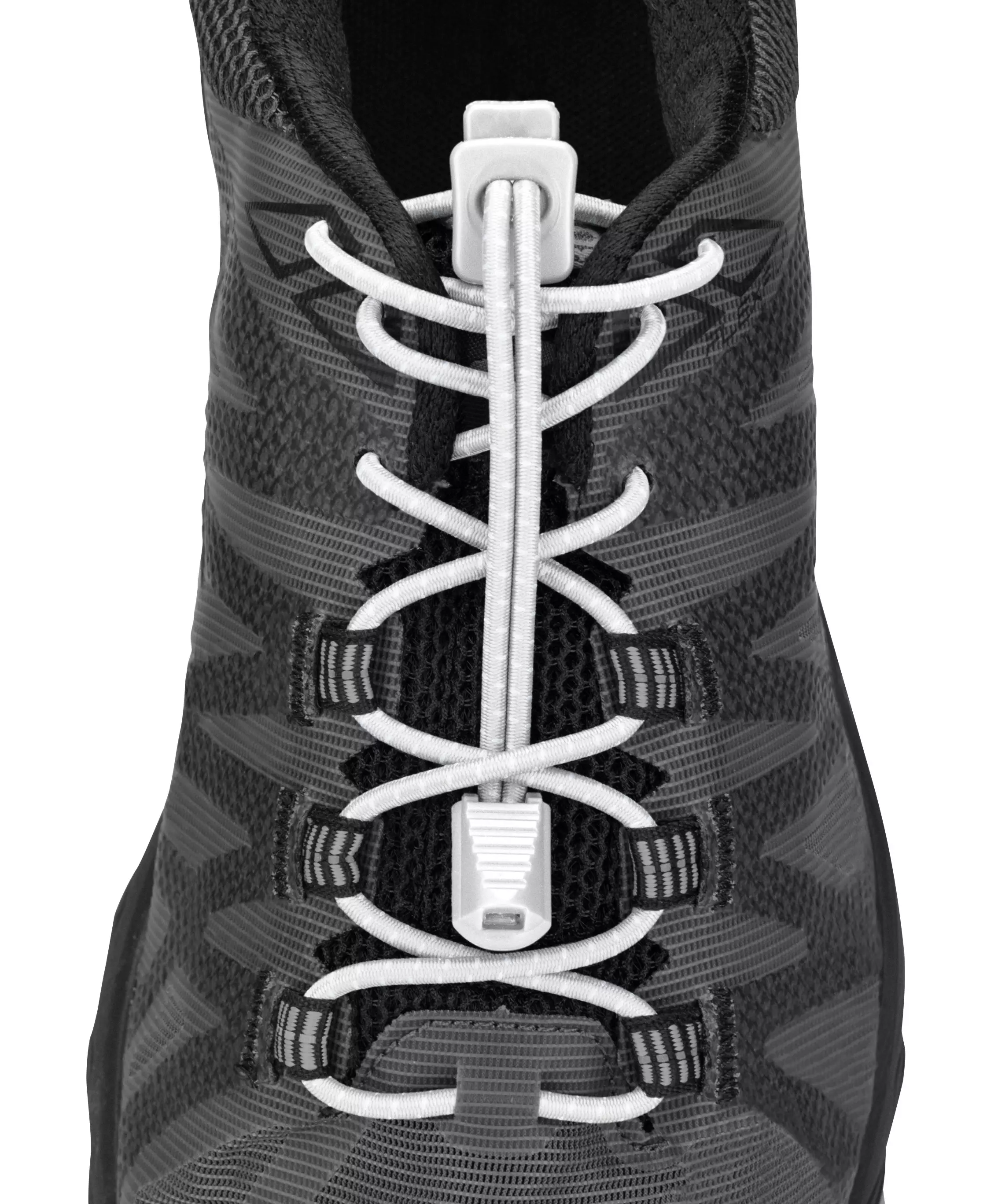 Nathan Elastic Non-Tie Lock Laces - WHITE