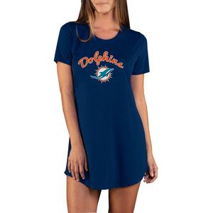 College Concepts Women's Miami Dolphins Marathon Nightshirt