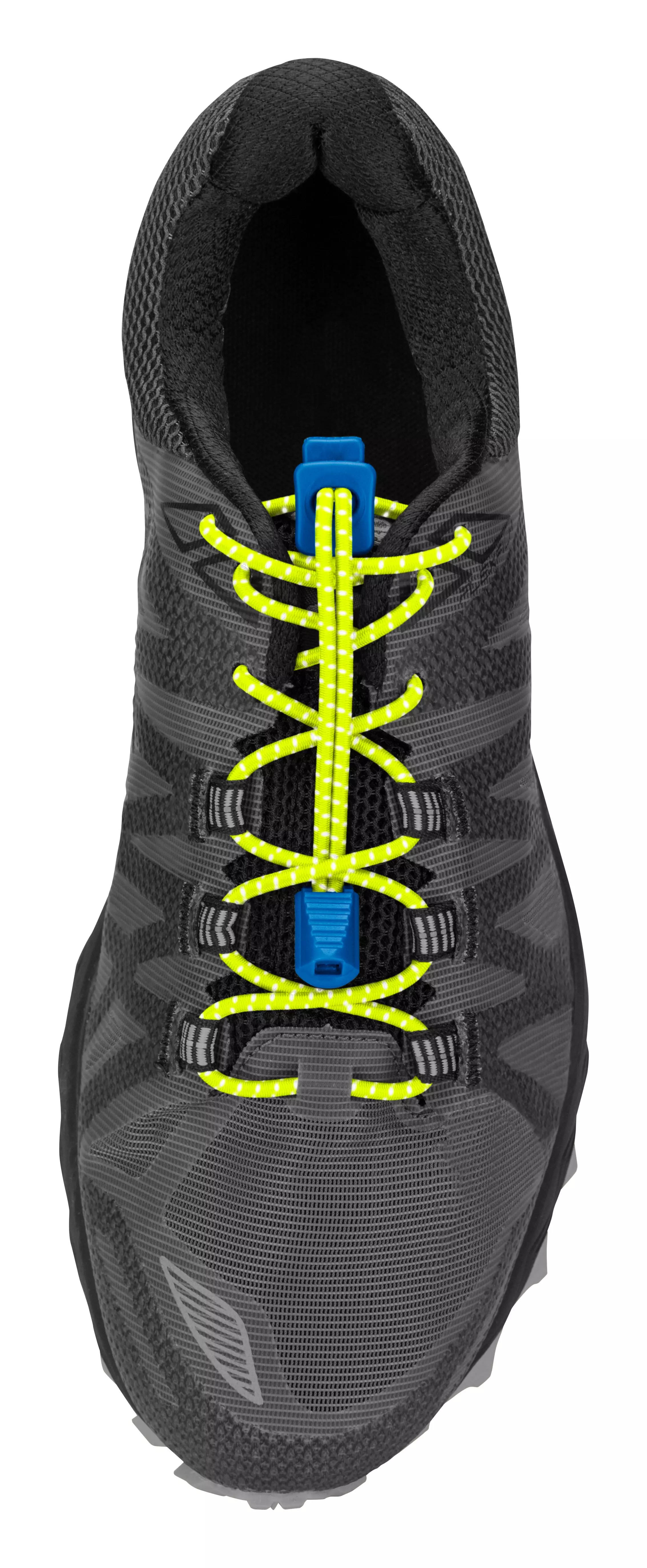 Nathan No-Tie Reflective Run Laces - YELLOW/BLUE