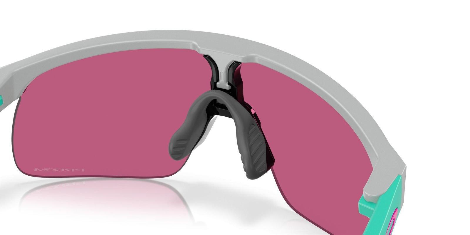 Oakley Youth Resistor Prizm Field Sunglasses &ndash; Matte Fog - GREY Thumbnail View 6