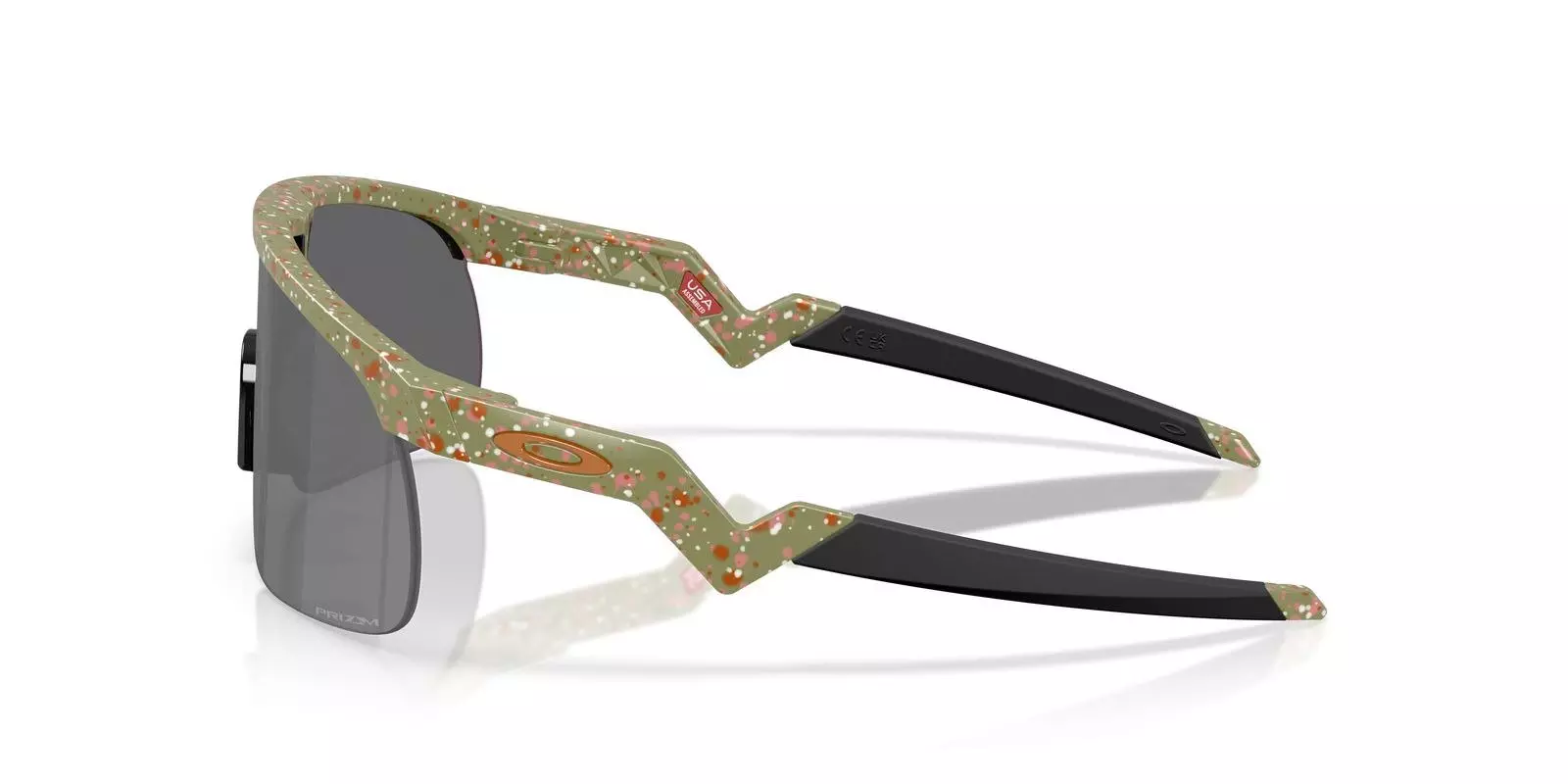 Oakley Youth Resistor Terrazzo Prizm Black Sunglasses - Fern Terrazzo - GREEN/BLACK