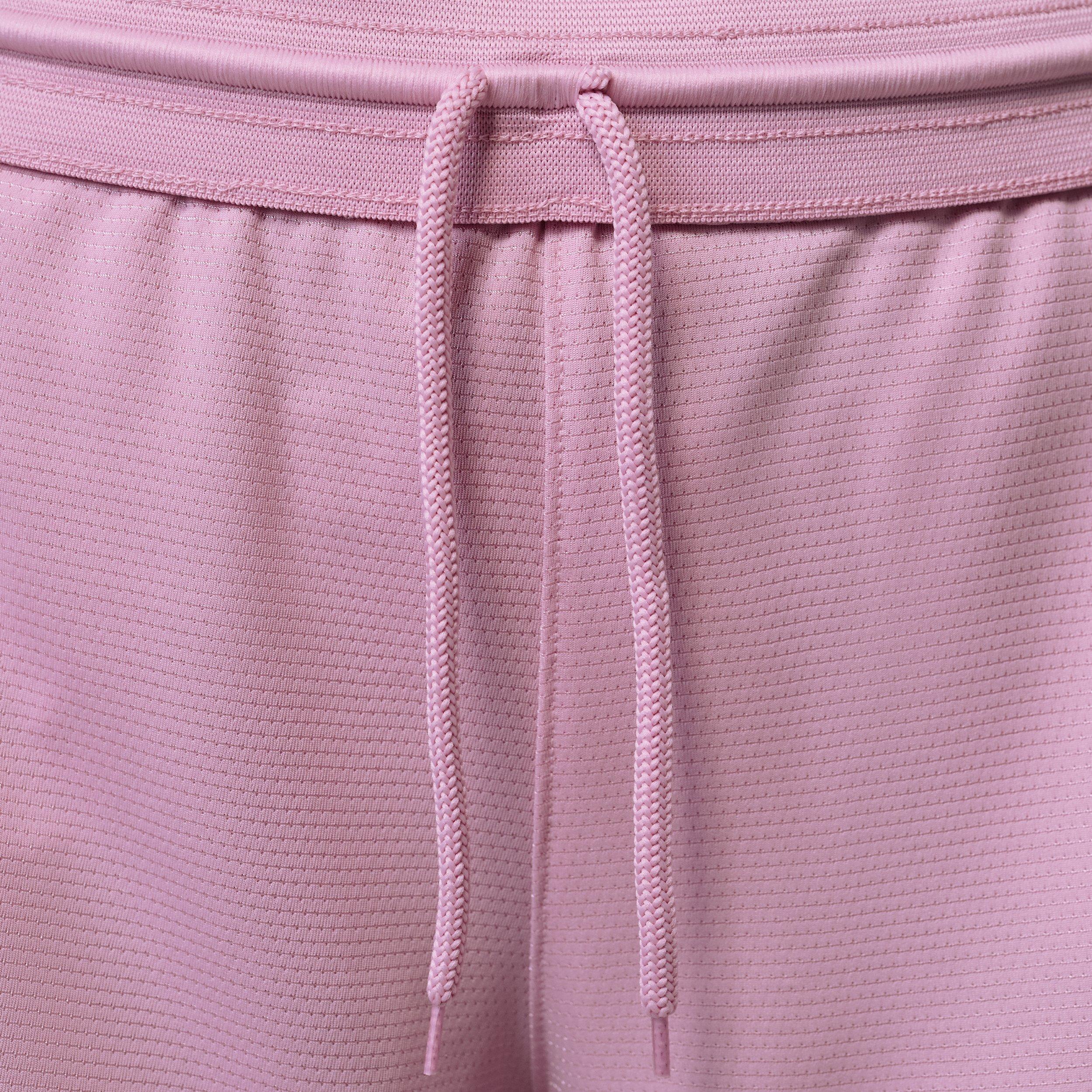 Jordan Women's Sport 4" Diamond Shorts - PINK/WHITE Thumbnail View 3
