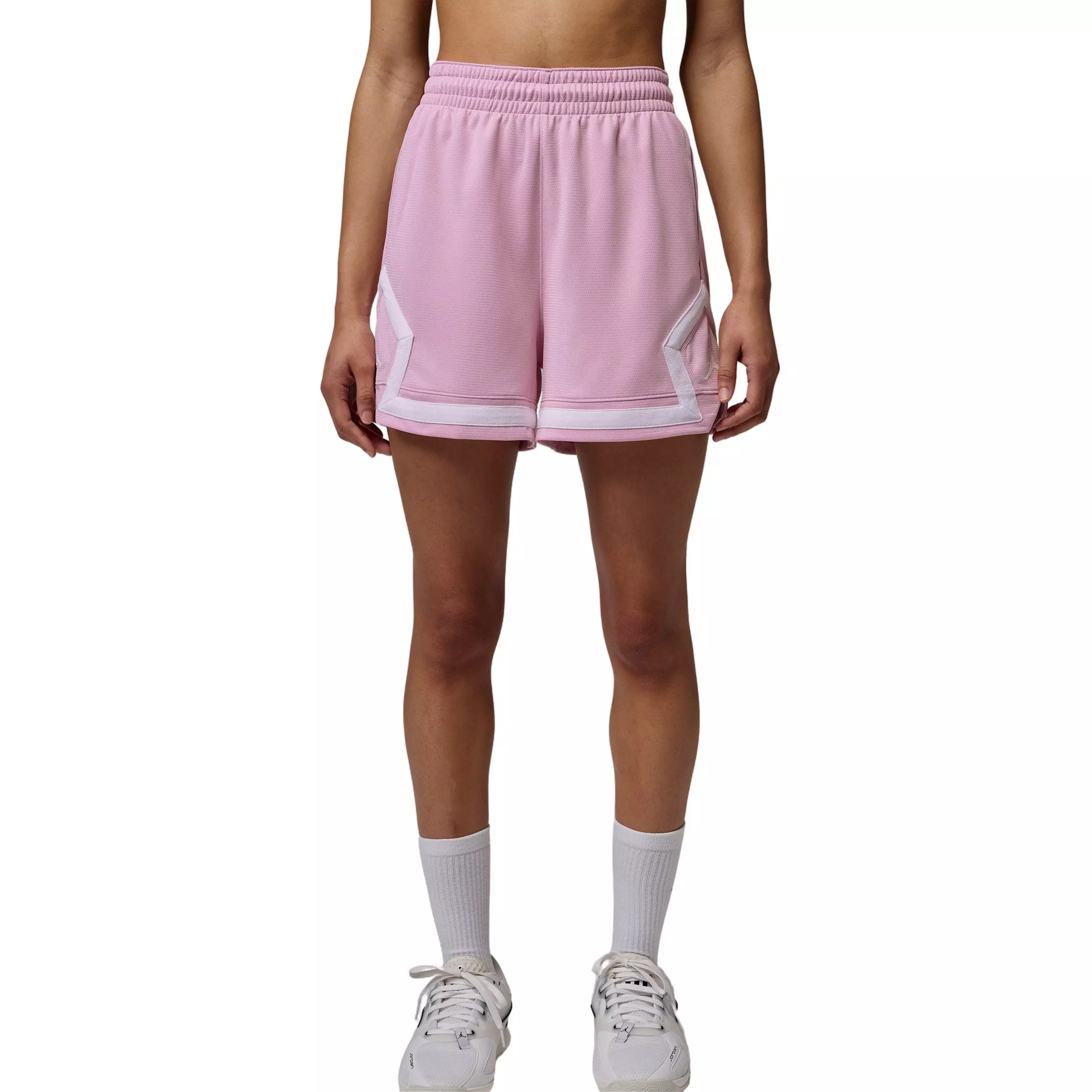 Jordan Women's Sport 4" Diamond Shorts - PINK/WHITE