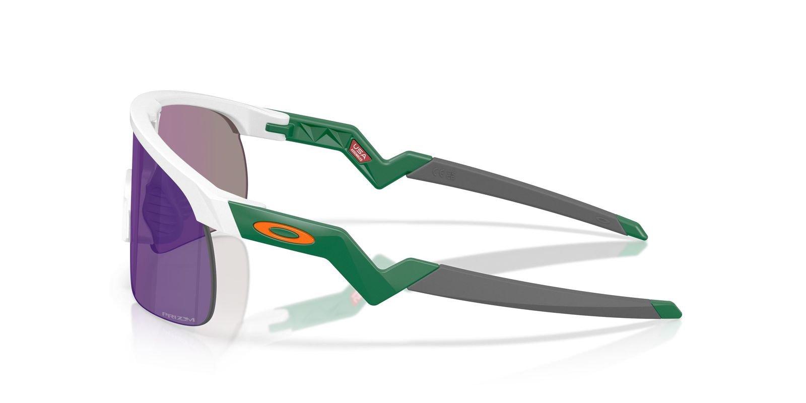 Oakley Resistor Youth Prizm Jade Sunglasses – Matte White
