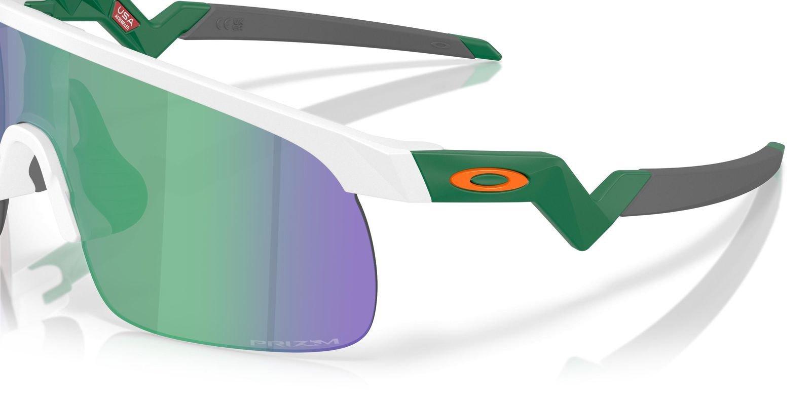 Oakley Resistor Youth Prizm Jade Sunglasses – Matte White