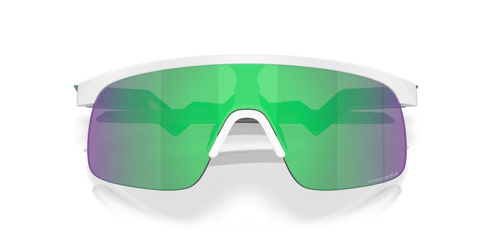 Oakley Resistor Youth Prizm Jade Sunglasses – Matte White