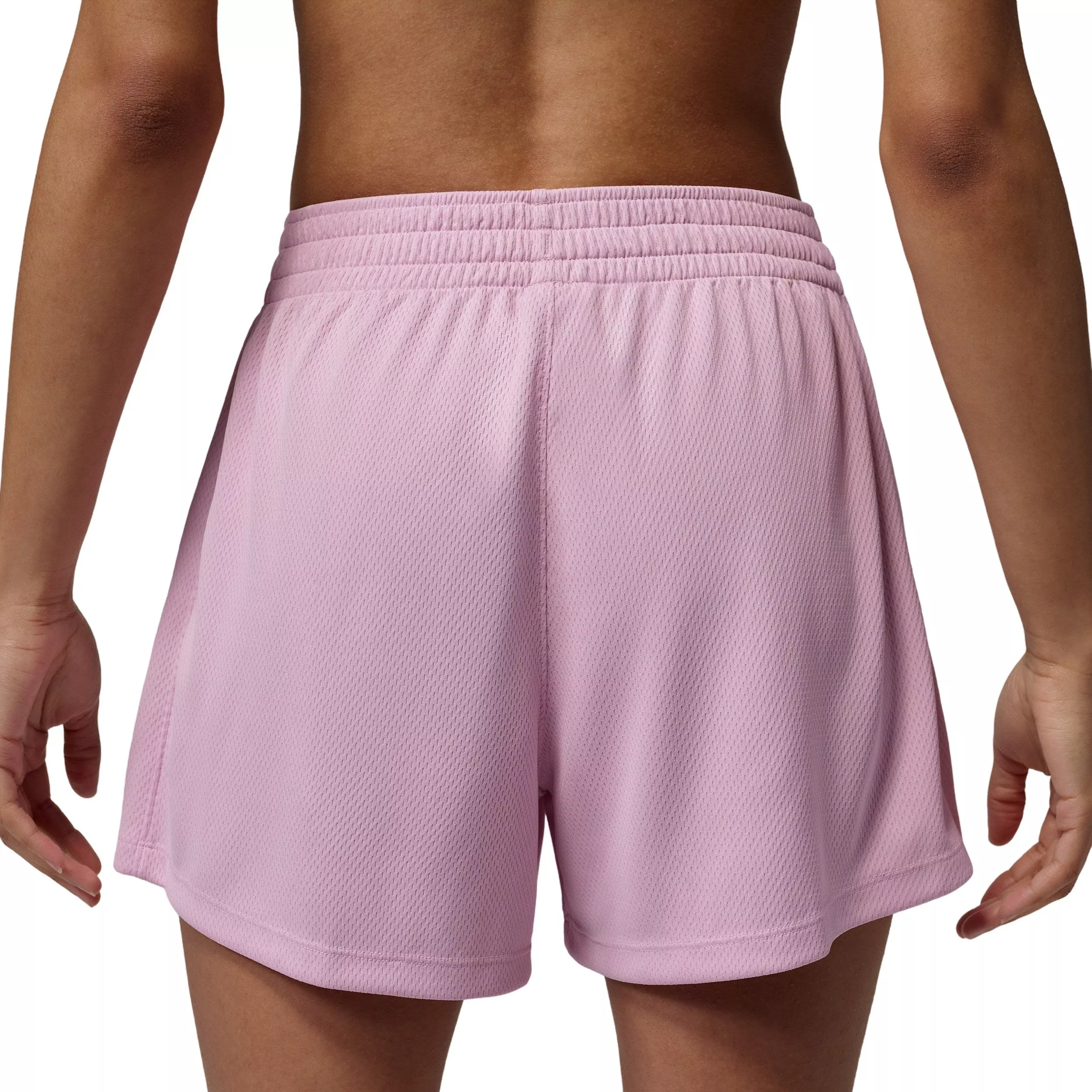 Jordan Women's Sport Solid Mesh Shorts - Pink - PINK