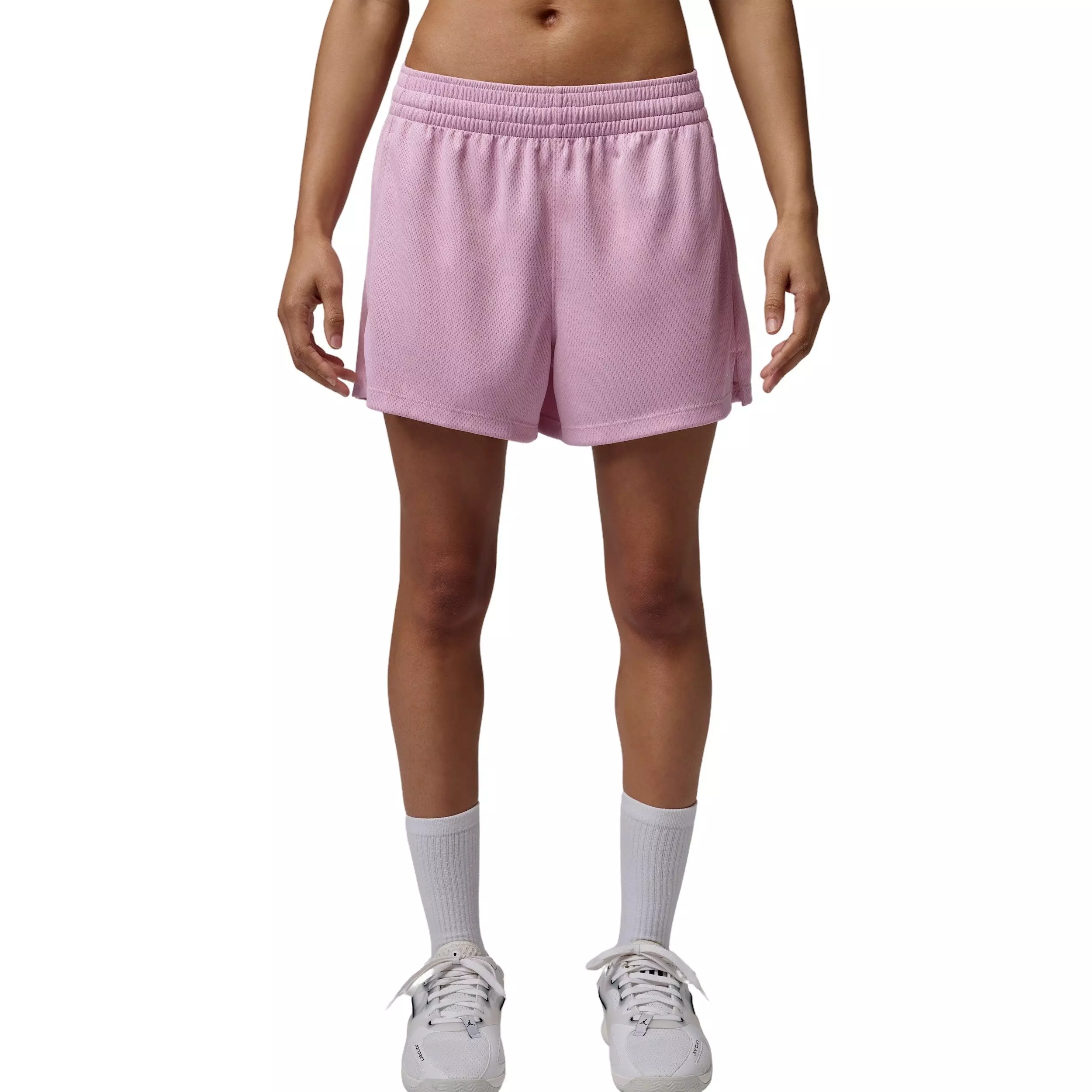 Jordan Women's Sport Solid Mesh Shorts - Pink - PINK