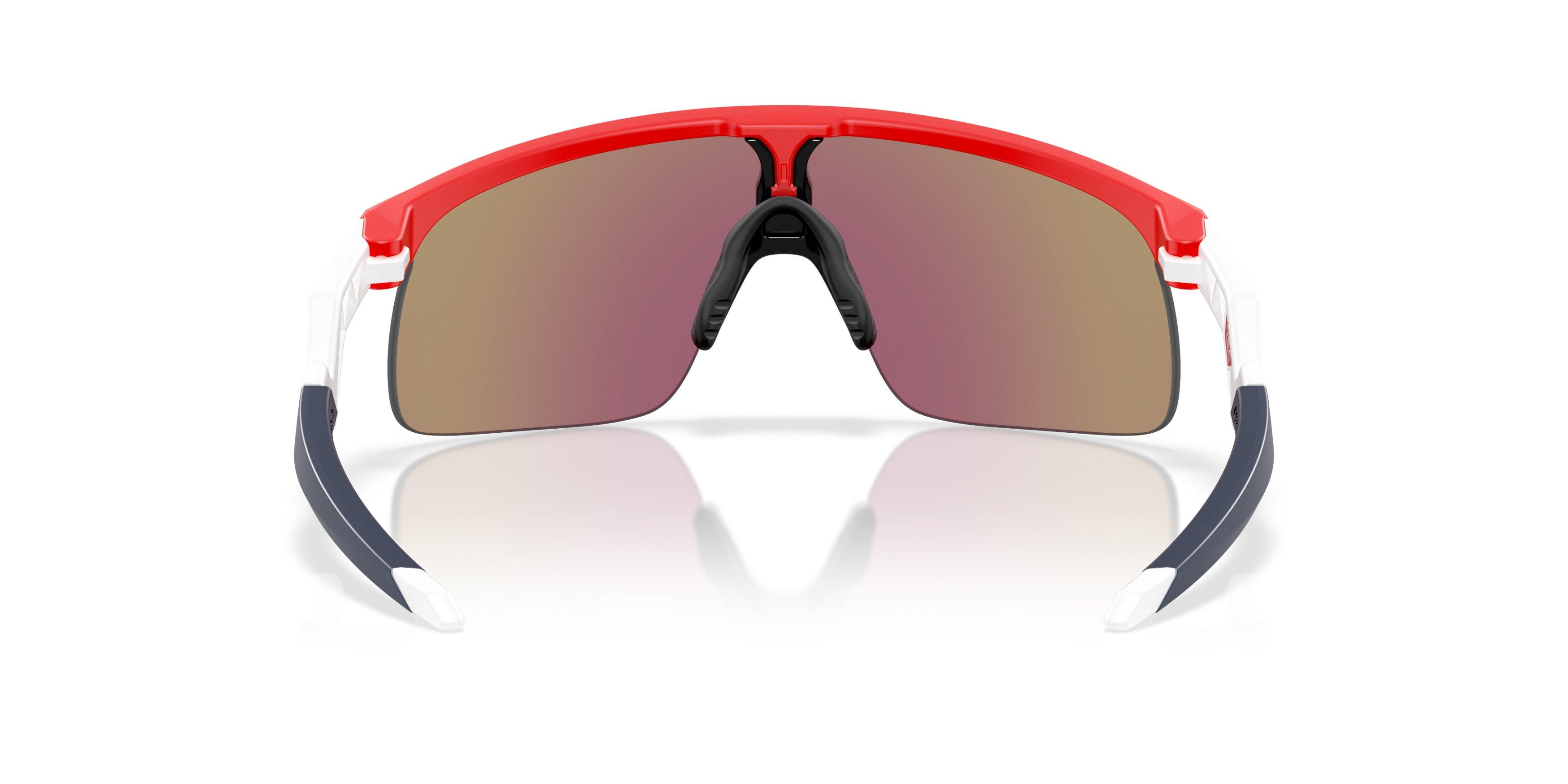 Oakley Youth Resistor Team USA Prizm Sapphire Sunglasses - Matte Redline - RED/WHITE/BLUE Thumbnail View 3
