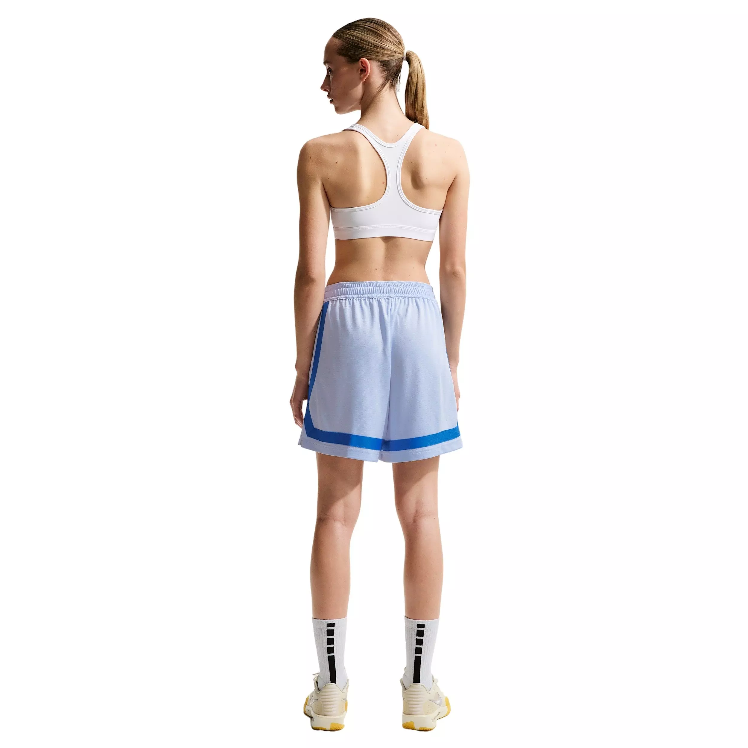 Nike Women's Crossover Dri-FIT 5" Basketball Shorts - Blue - BLUE