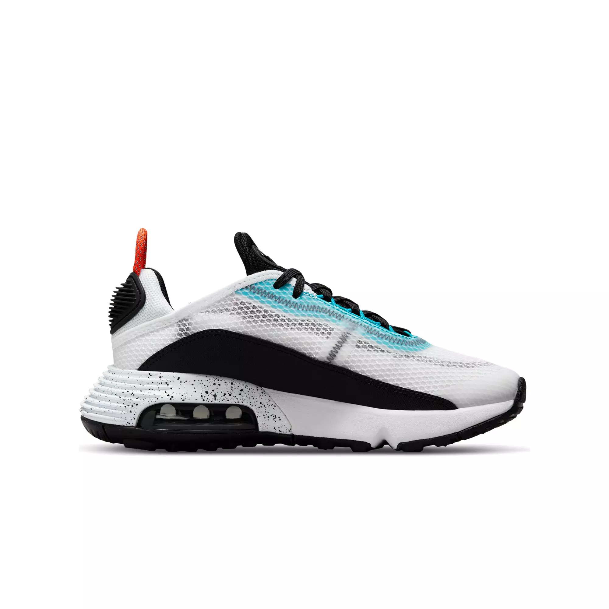 Nike Air Max 2090 "White/Black/Blue/Orange" Grade School Boys' Shoe - WHITE