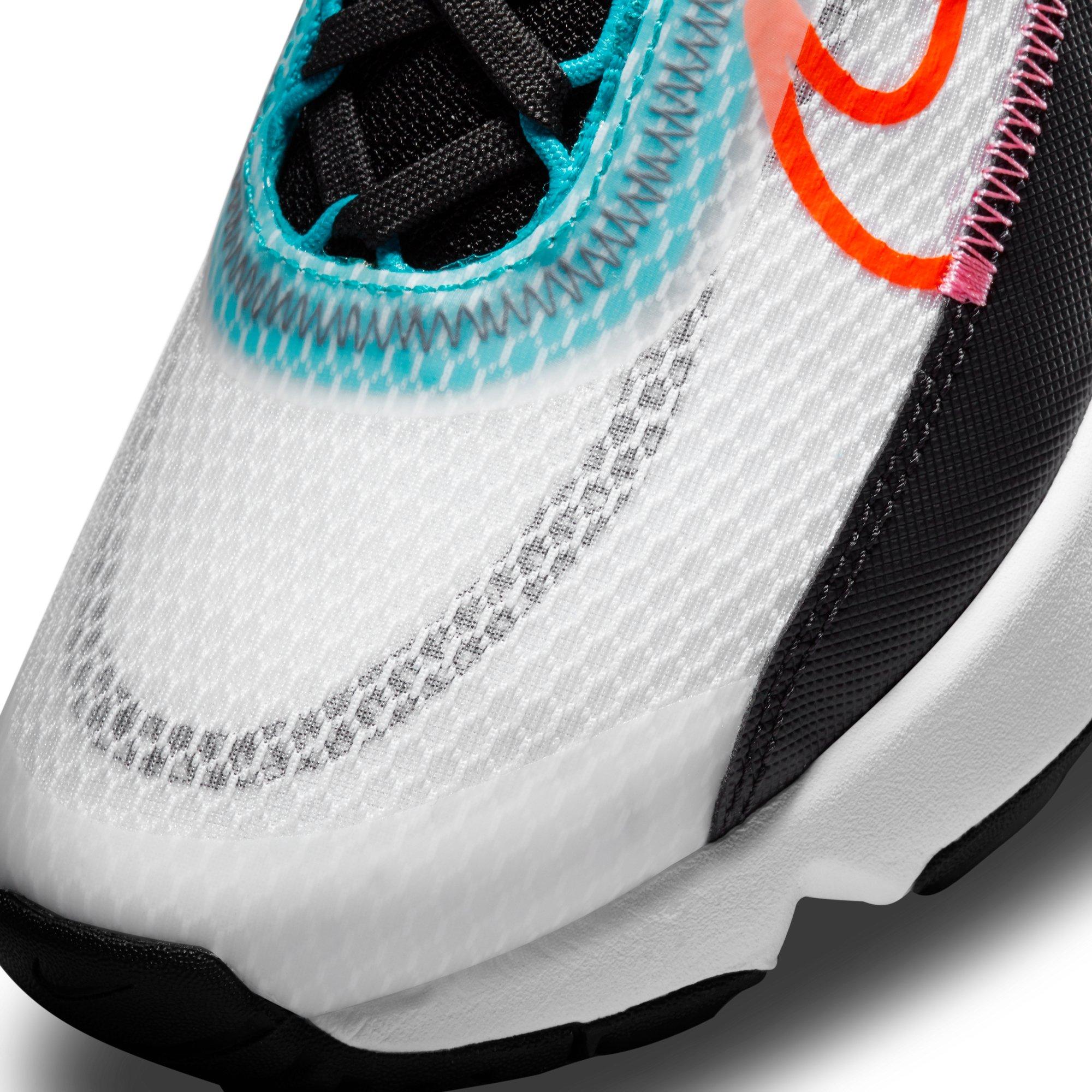 Nike Air Max 2090 "White/Black/Blue/Orange" Grade School Boys' Shoe - WHITE Thumbnail View 8