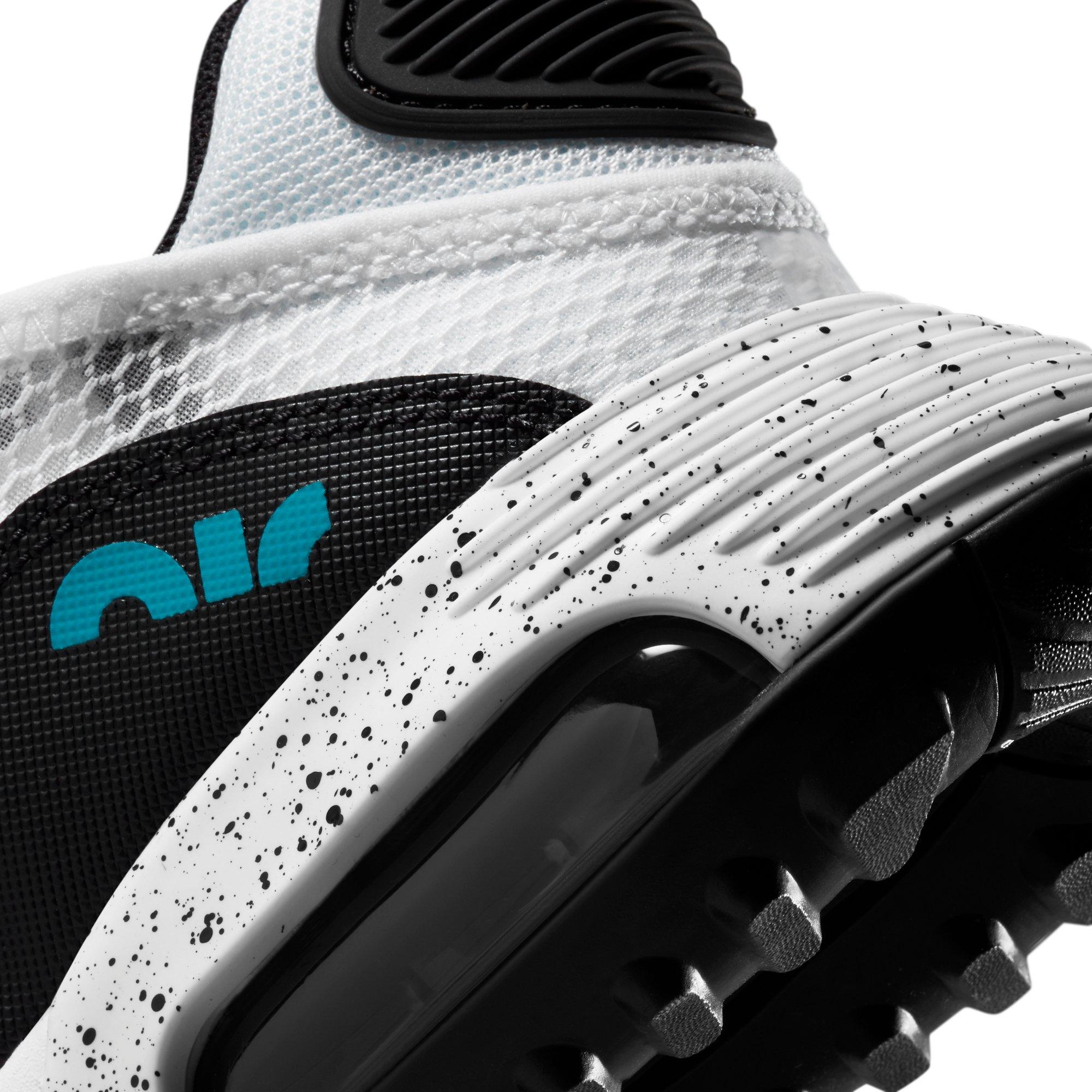 Nike Air Max 2090 "White/Black/Blue/Orange" Grade School Boys' Shoe - WHITE Thumbnail View 9