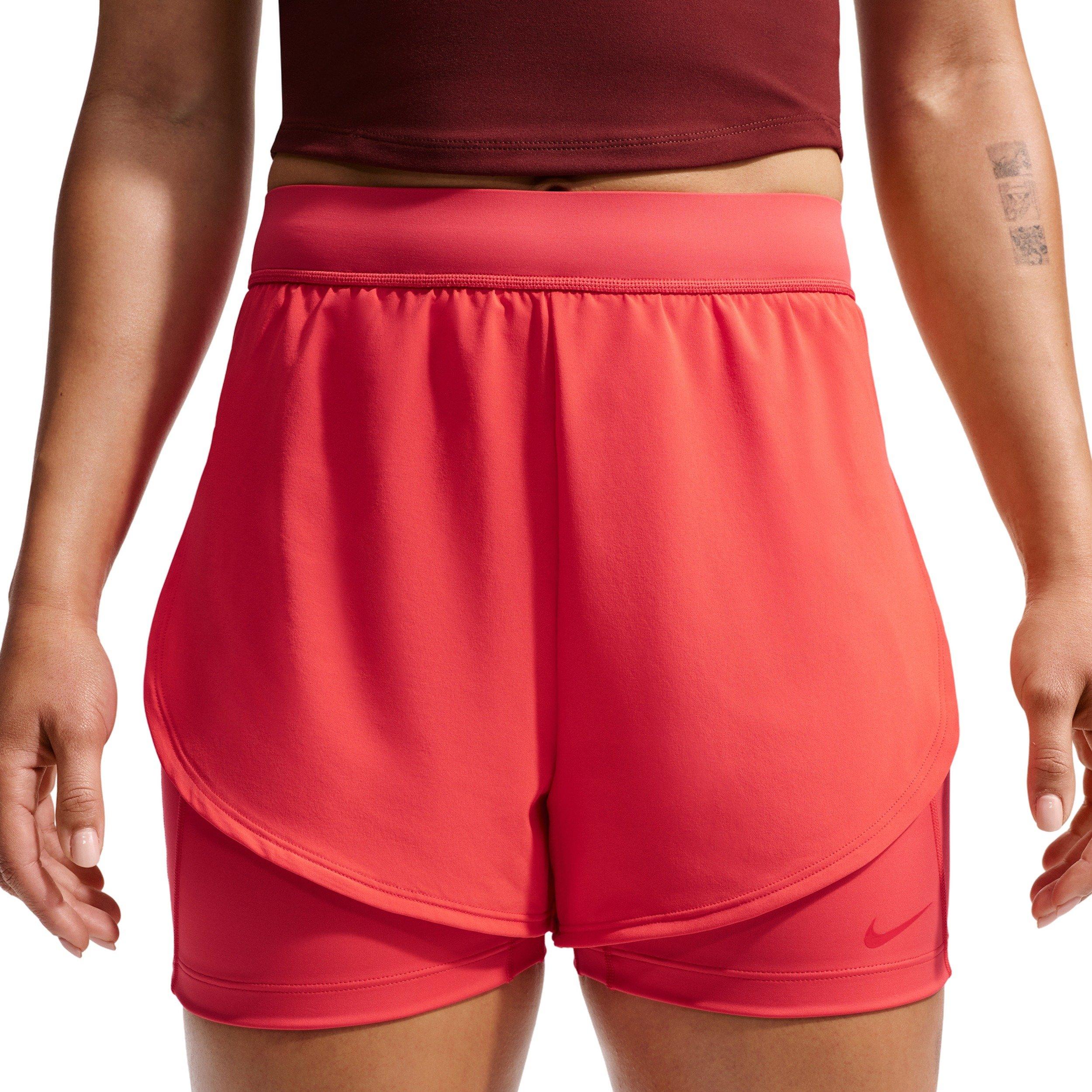 Nike Women's Universa 2-in-1 5" Shorts - Light Crimson - LIGHT CRIMSON Thumbnail View 3