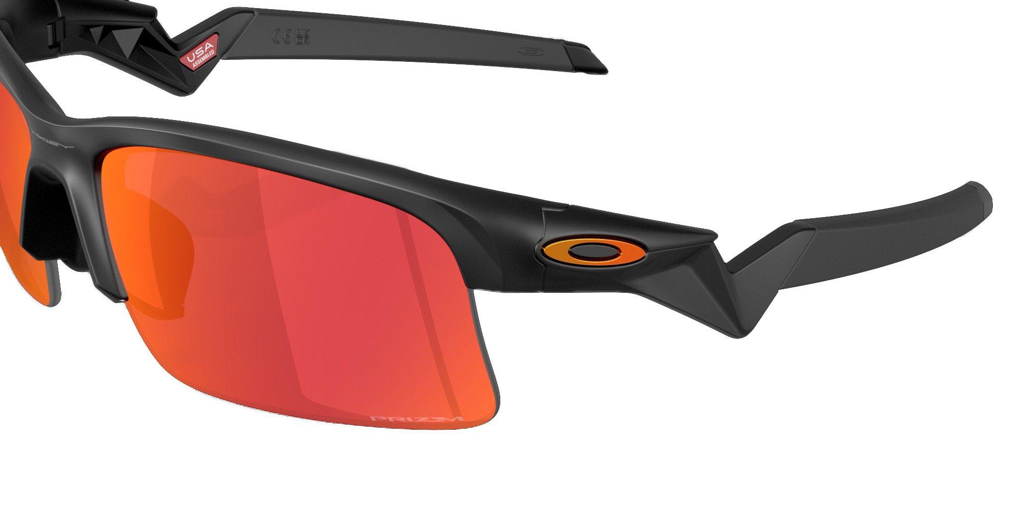 Oakley Capacitor Youth Prizm Field Sunglasses – Matte Black