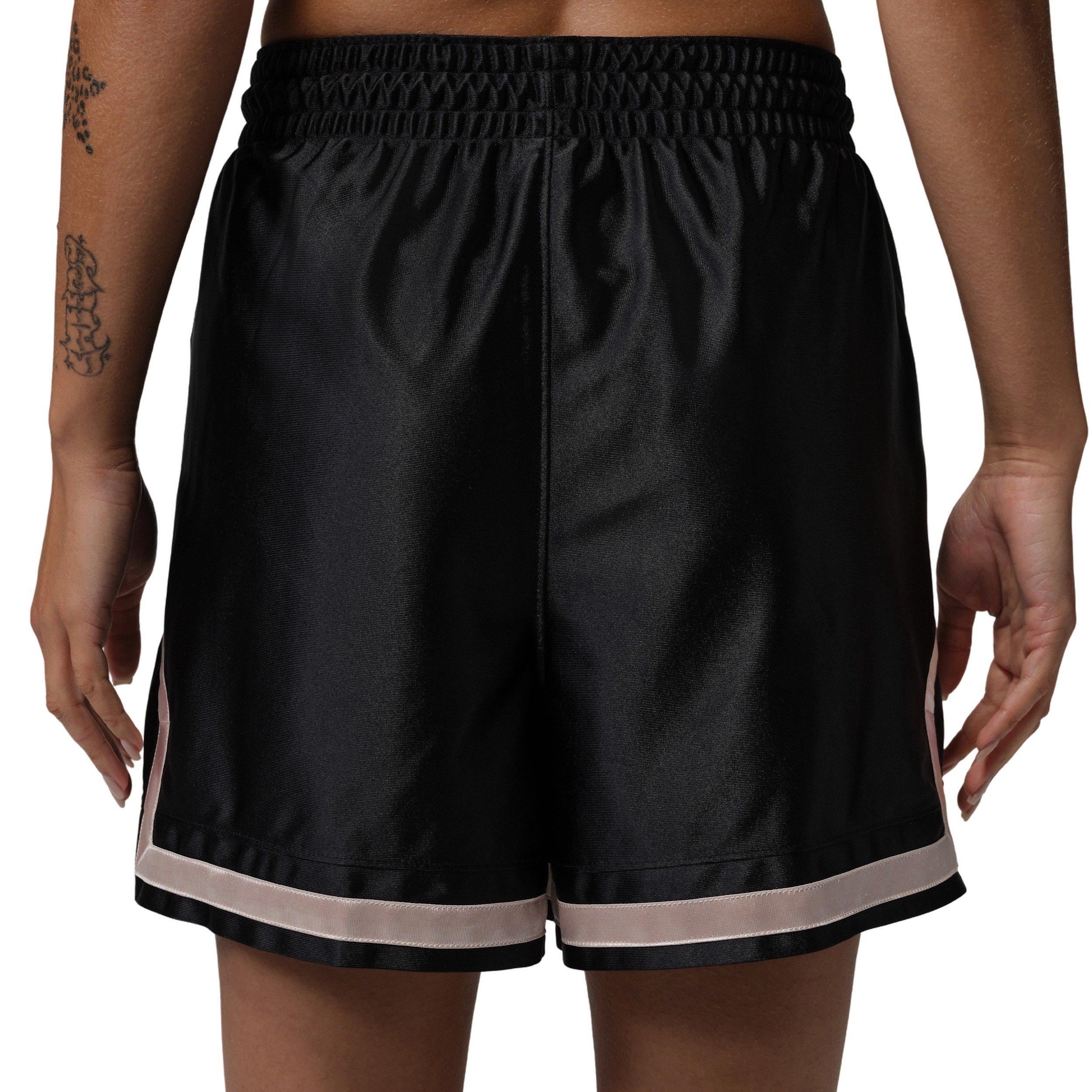 Jordan Women's Sport Dri-FIT 4" Diamond Shorts - Black/Gold - BLACK/GOLD Thumbnail View 2