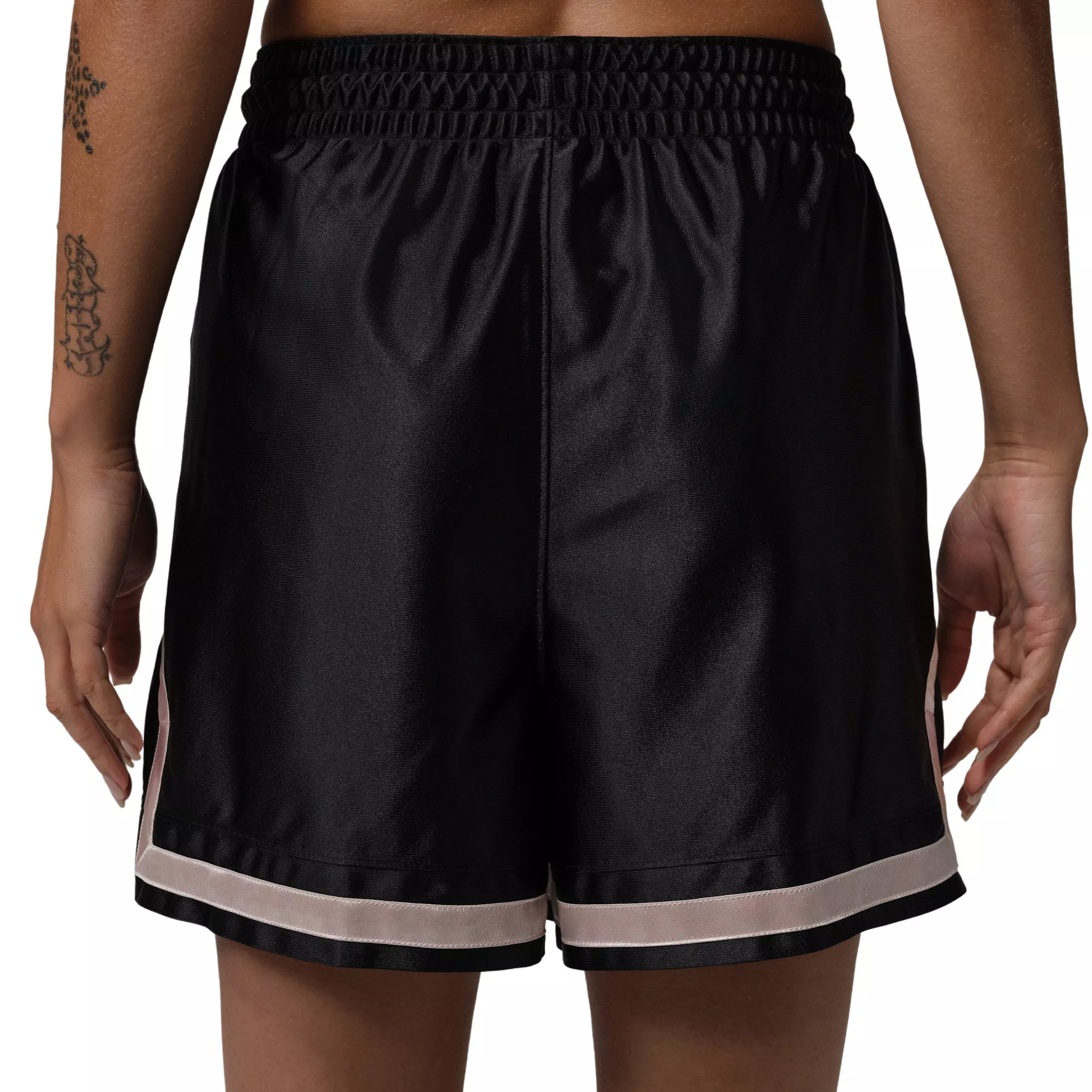 Jordan Women's Sport Dri-FIT 4" Diamond Shorts - Black/Gold - BLACK/GOLD