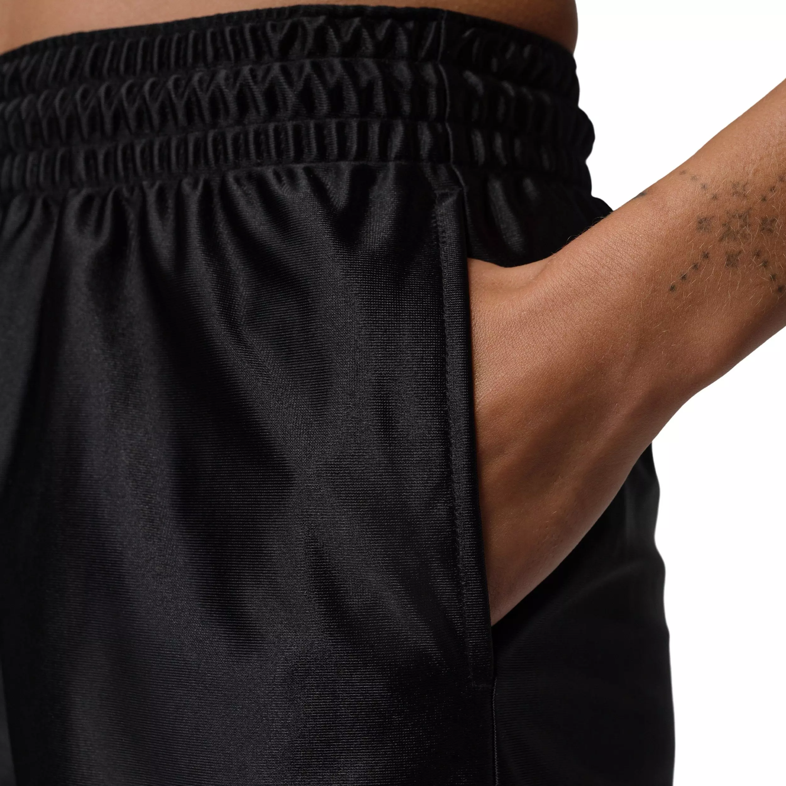 Jordan Women's Sport Dri-FIT 4" Diamond Shorts - Black/Gold - BLACK/GOLD