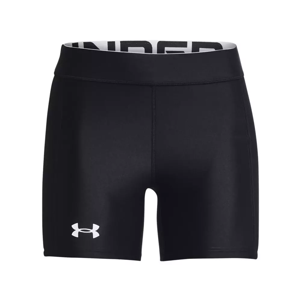 Under Armour Women's Diamond Utility Slider Shorts-Black - BLACK