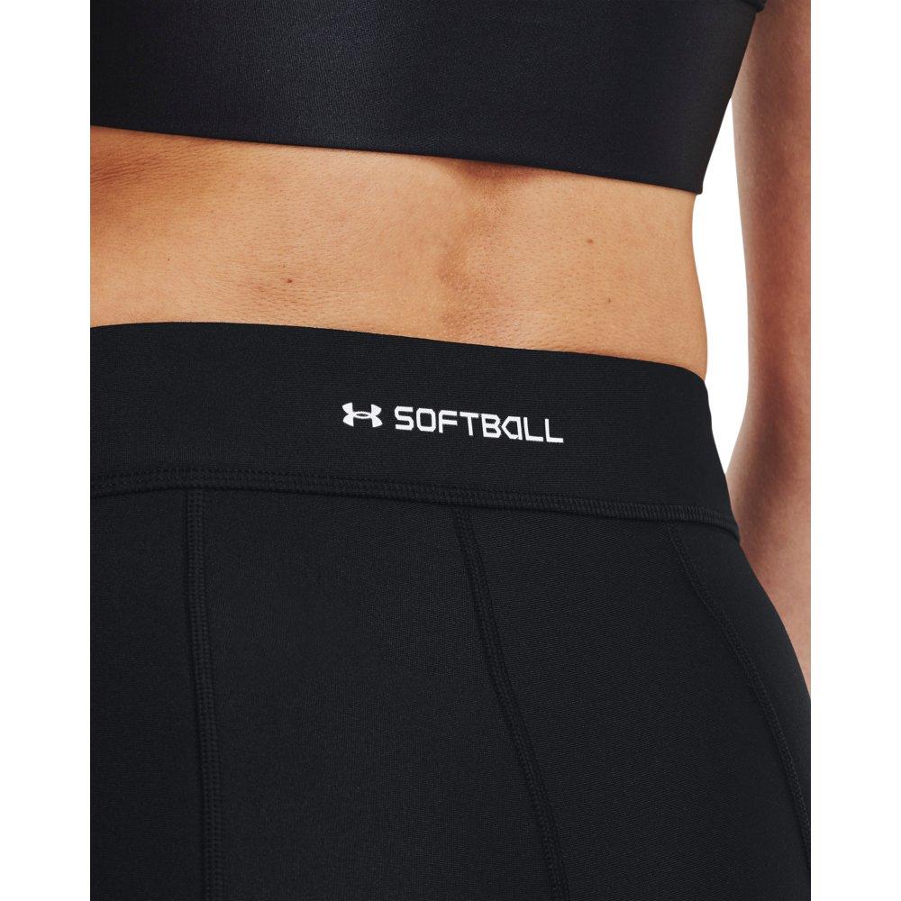 Under Armour Women's Diamond Utility Slider Shorts-Black - BLACK Thumbnail View 5