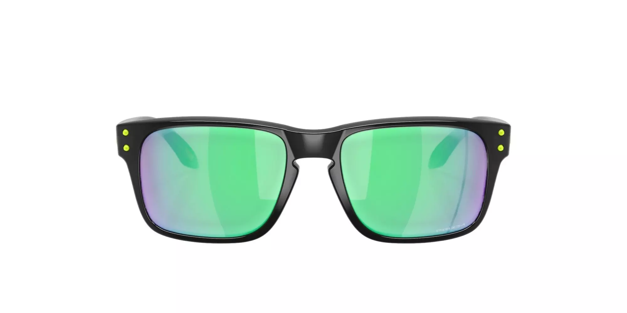 Oakley Holbrook XXS Sunglasses (Youth Fit) - Prizm Jade Lenses and Black Ink Frame - BLACK/GREEN