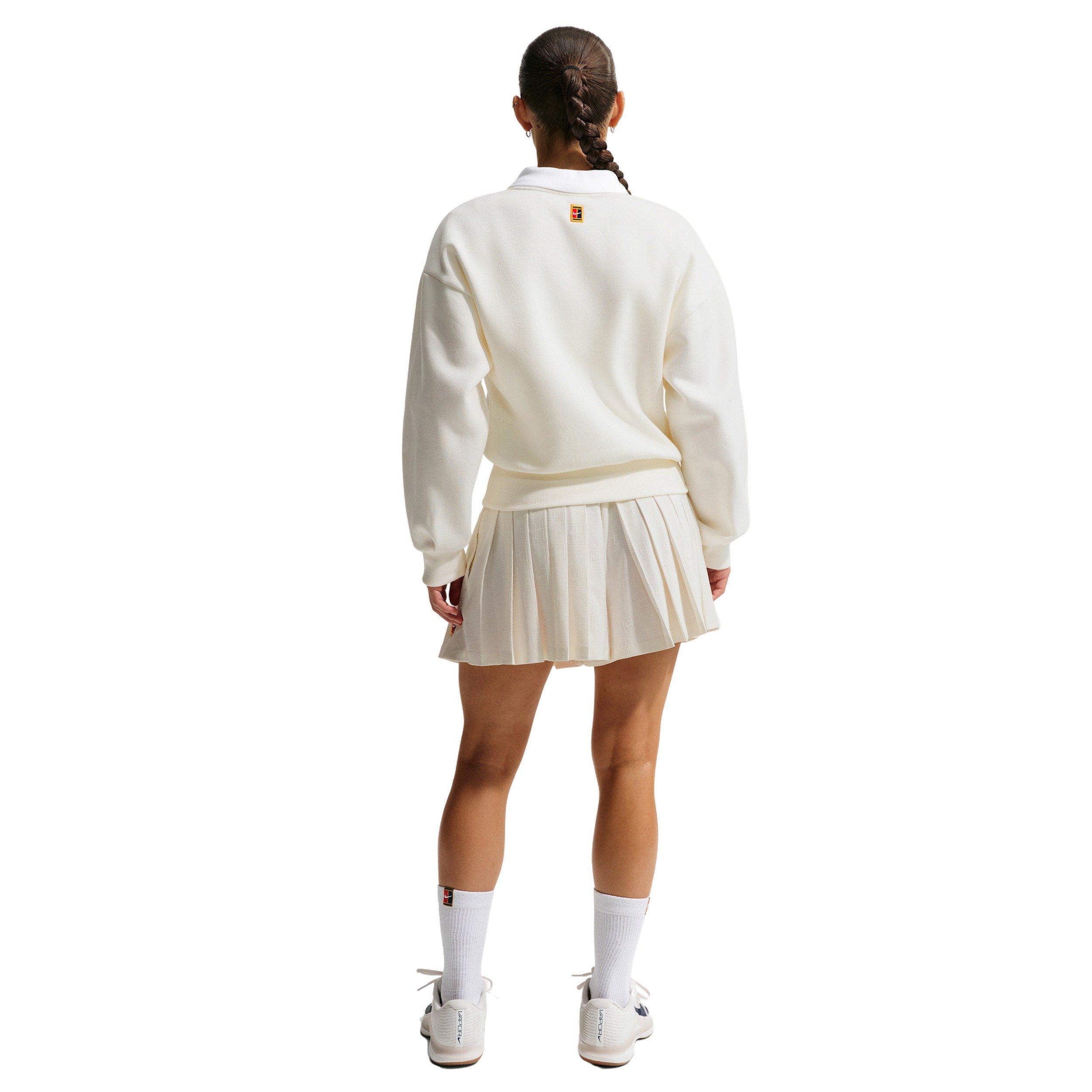 Nike Women's NikeCourt Court Collection Dri-FIT High-Waisted Tennis Shorts - SAIL Thumbnail View 2