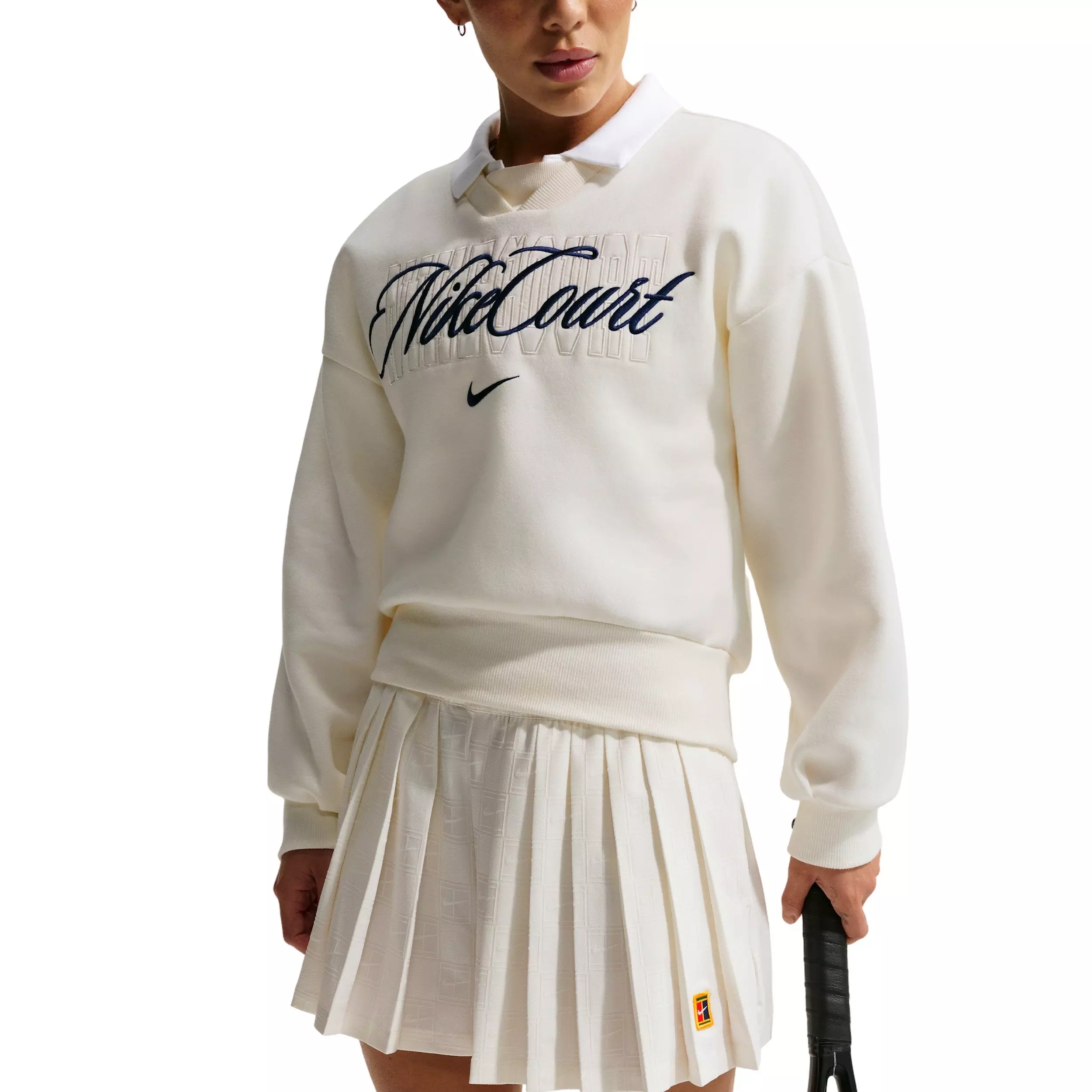 Nike Women's NikeCourt Court Collection Dri-FIT High-Waisted Tennis Shorts - SAIL