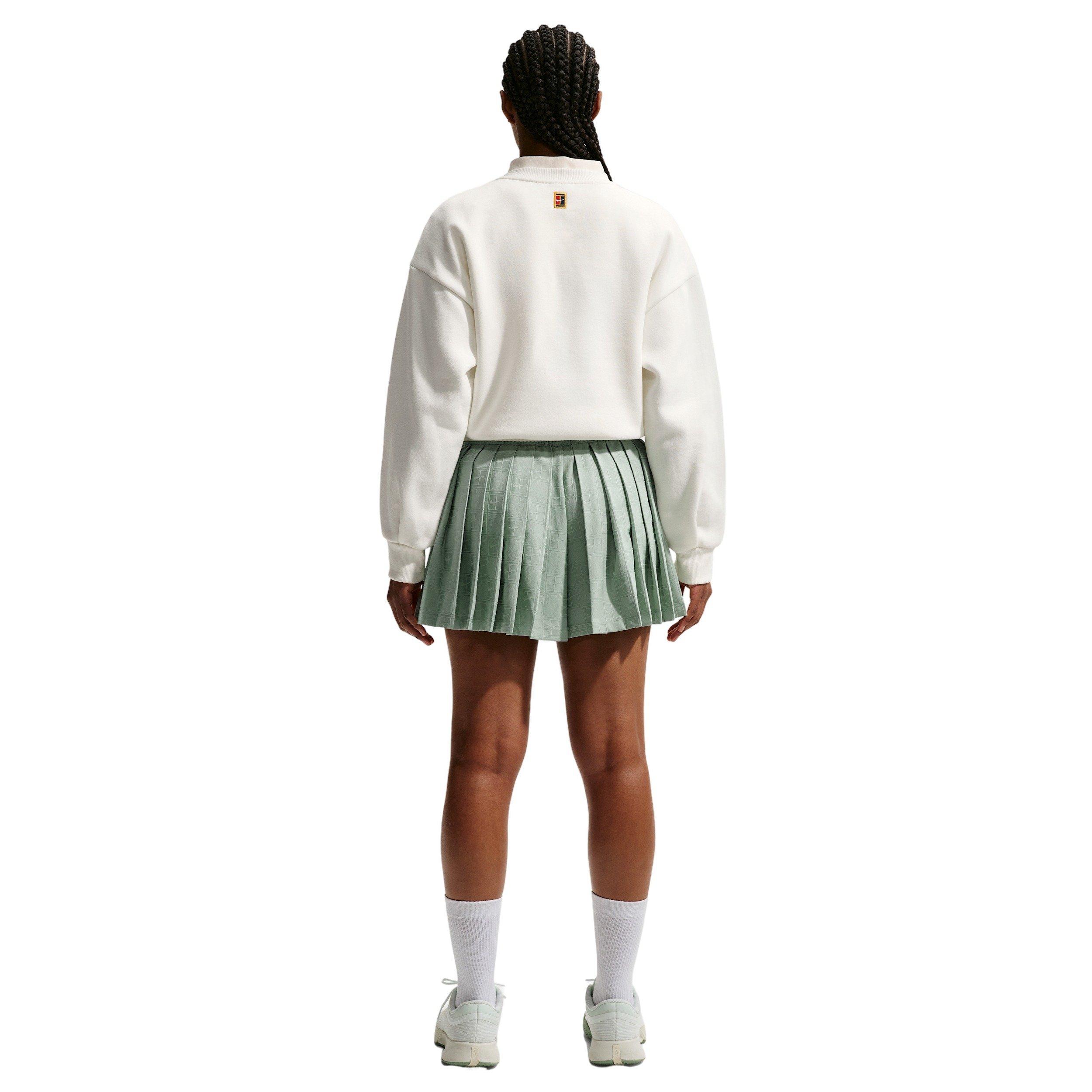 Nike Women's NikeCourt Court Collection Dri-FIT High-Waisted Tennis Shorts - GREEN