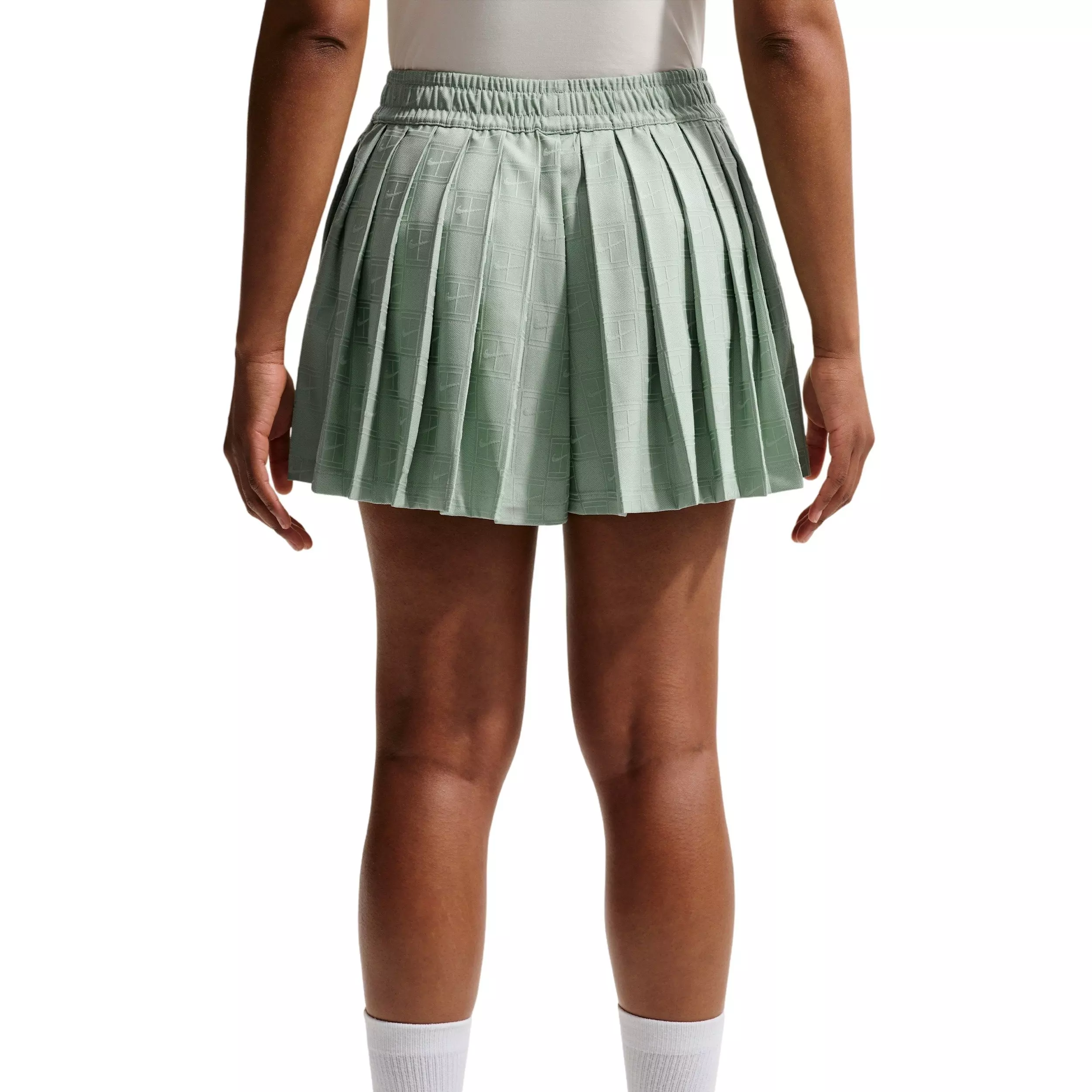Nike Women's NikeCourt Court Collection Dri-FIT High-Waisted Tennis Shorts - GREEN
