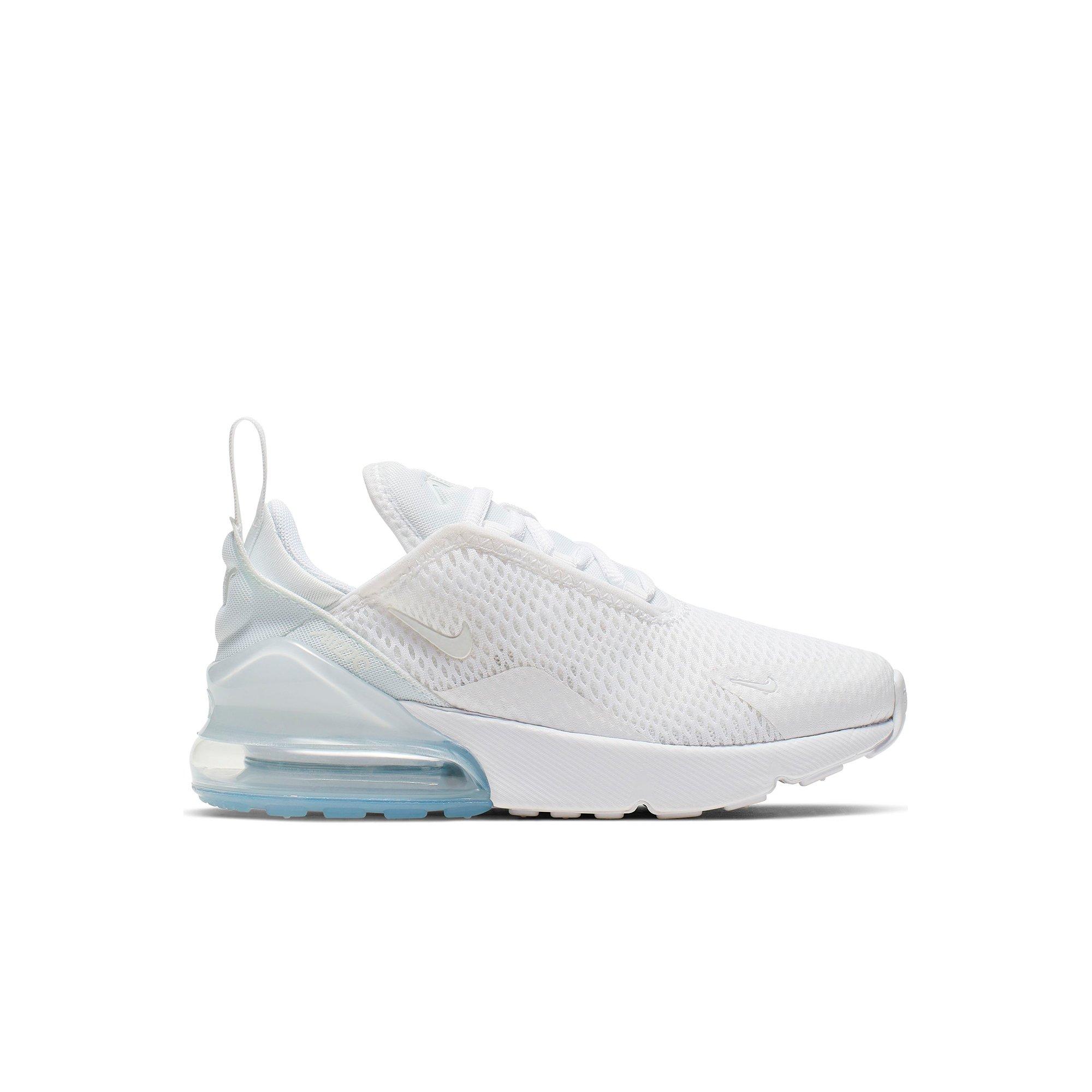 Nike Air Max 270 White/Black/Photo Blue Grade School Boys' Shoe - Hibbett