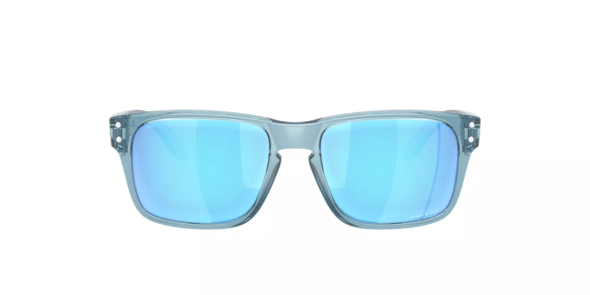 Oakley Holbrook XXS Sunglasses (Youth Fit) - Prizm Sapphire Lenses & Transparent Stonewash Frame - GREY/BLUE