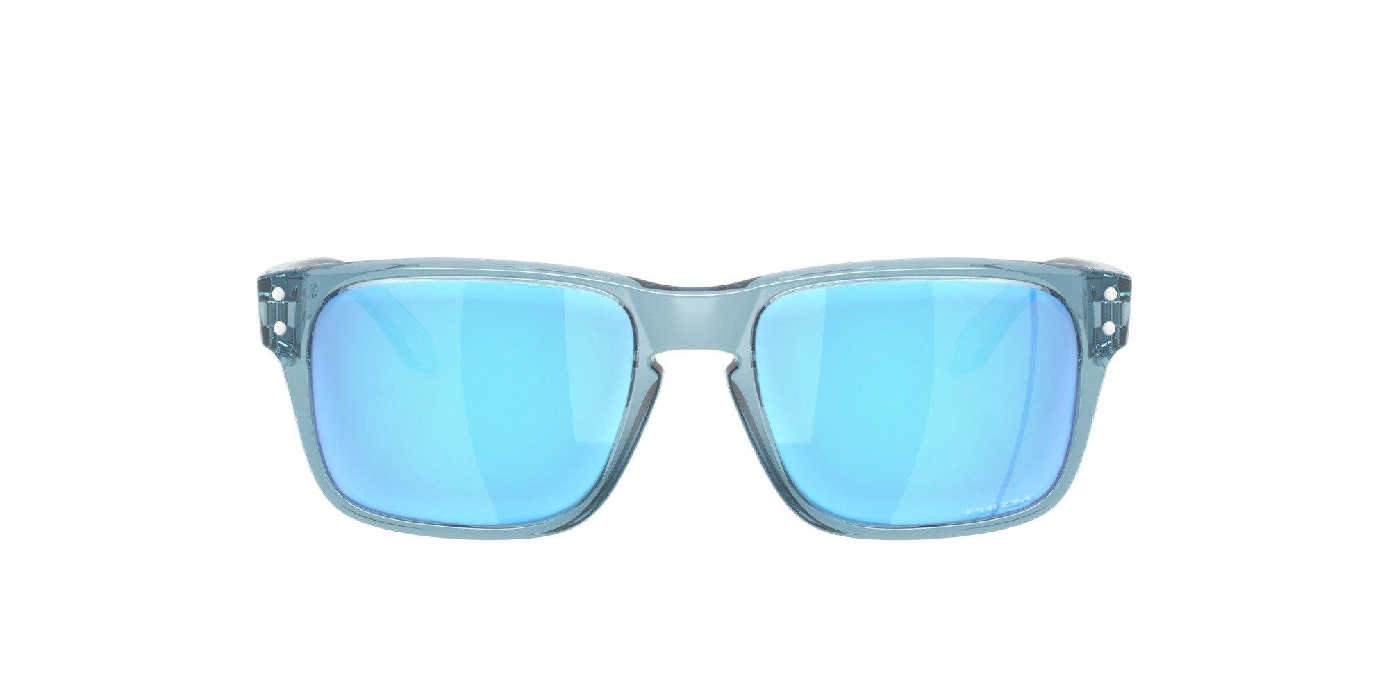 Oakley Youth Holbrook XXS Prizm Sapphire Sunglasses &ndash; Transparent Stonewash - GREY/BLUE Thumbnail View 2