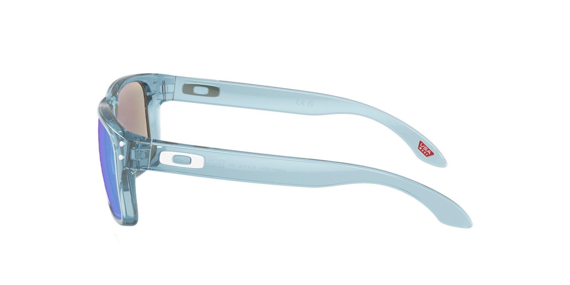Oakley Youth Holbrook XXS Prizm Sapphire Sunglasses &ndash; Transparent Stonewash - GREY/BLUE Thumbnail View 3