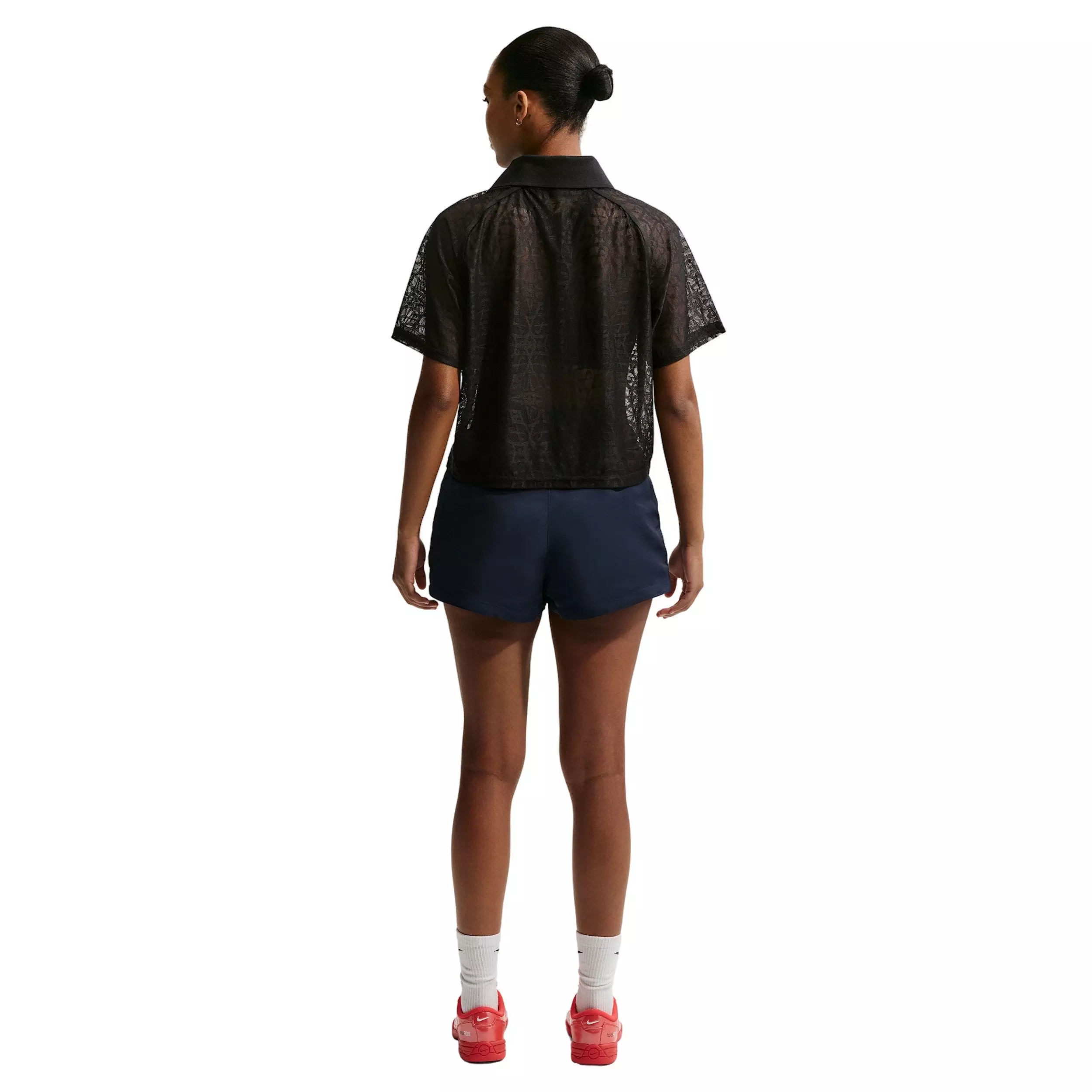Nike Women's Sportswear High-Waisted 2" Shorts - NAVY/BLACK