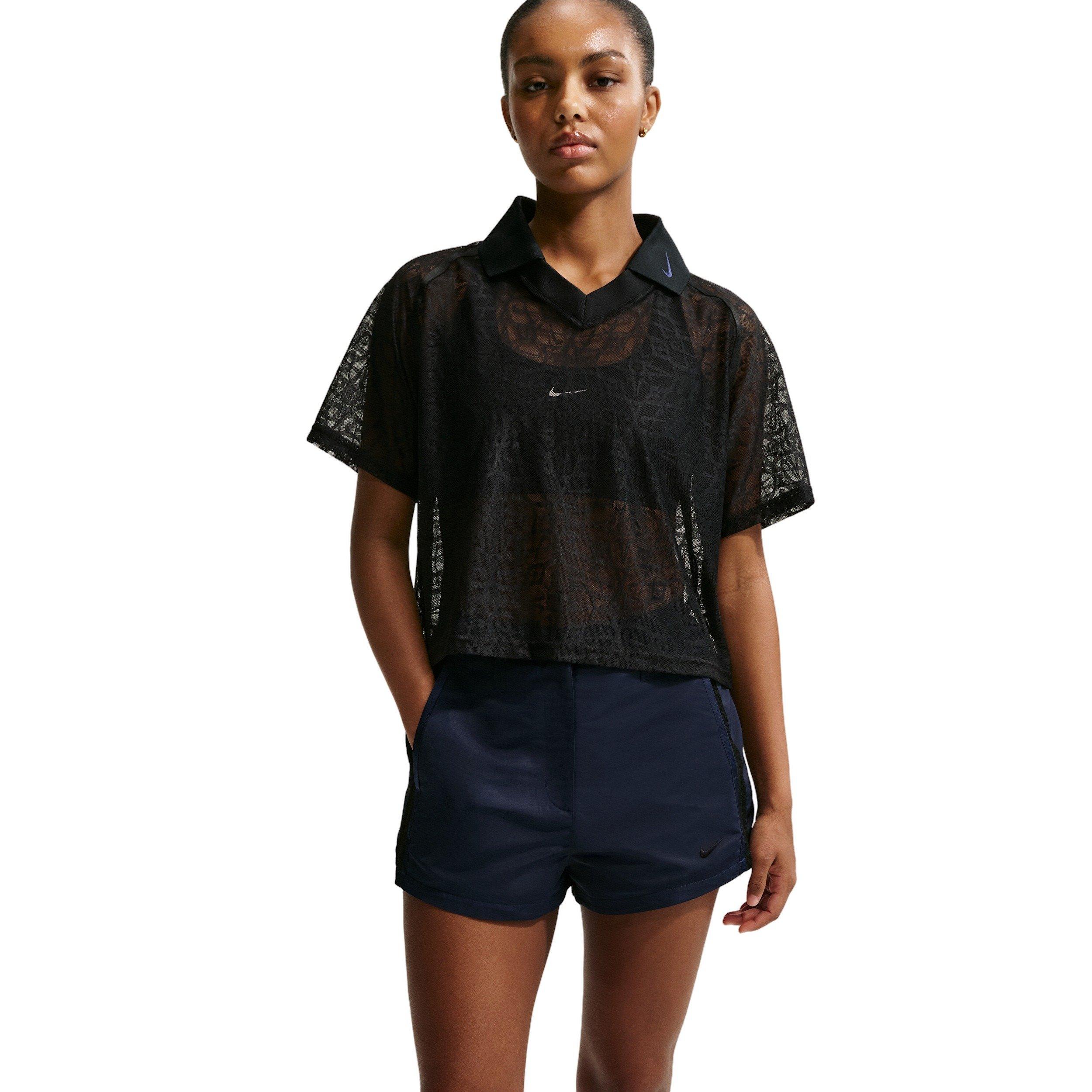 Nike Women's Sportswear High-Waisted 2" Shorts - NAVY/BLACK Thumbnail View 5