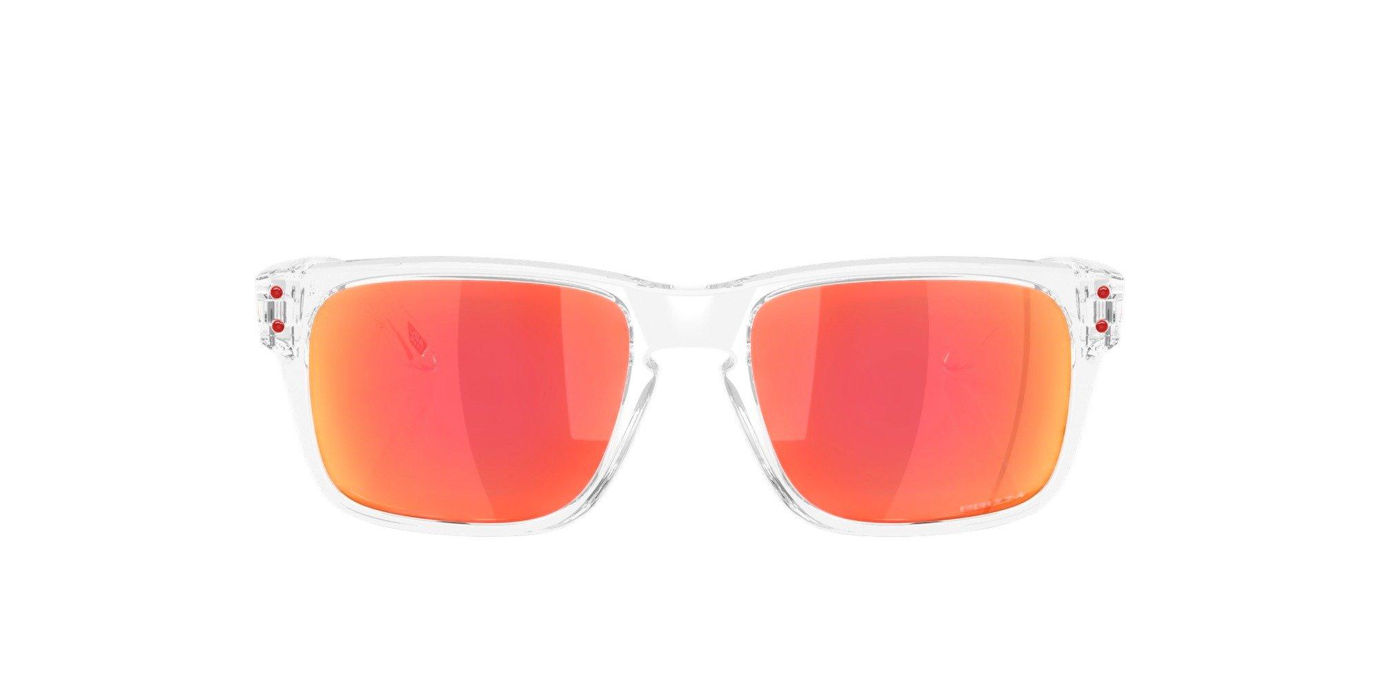 Oakley Holbrook XXS Sunglasses (Youth Fit) - Prizm Ruby Lenses and Clear Frame