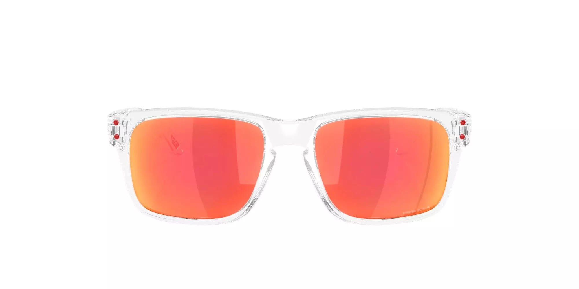 Oakley Youth Holbrook XXS Prizm Ruby Sunglasses &ndash; Clear - RED