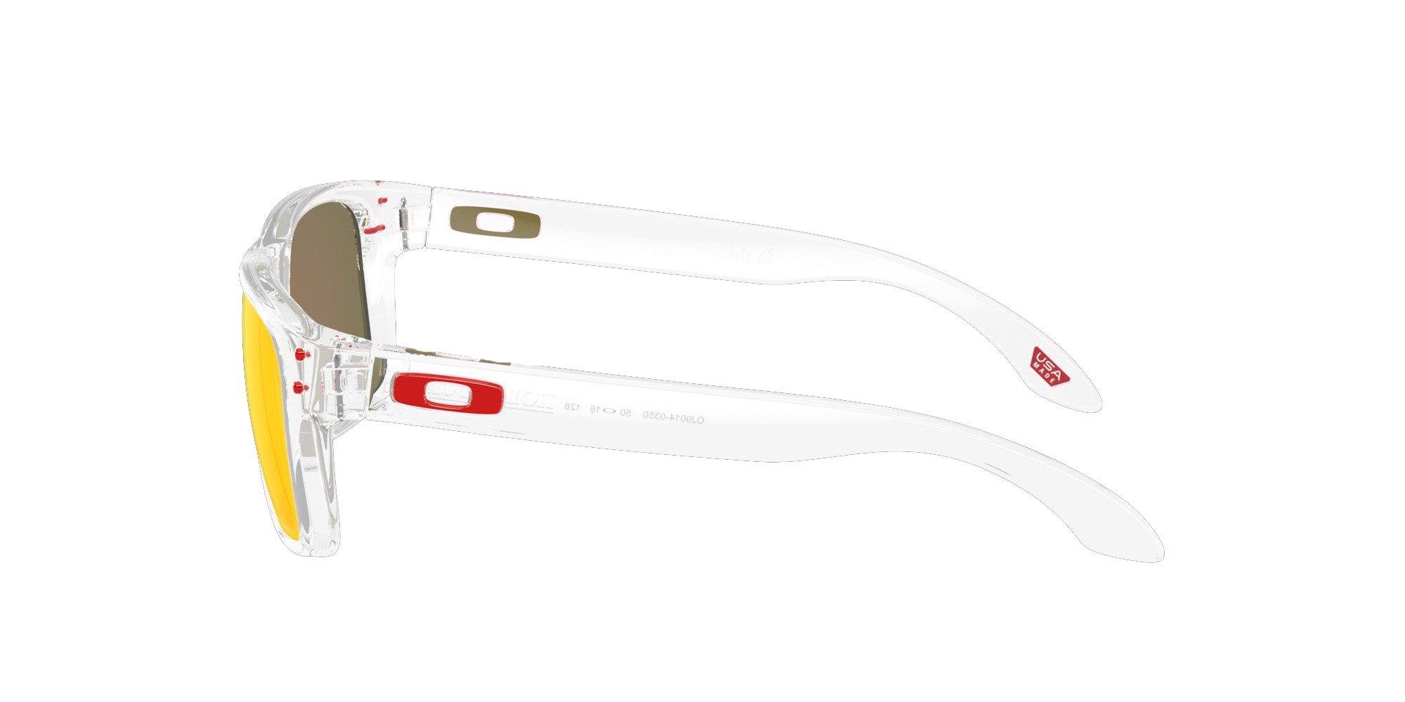 Oakley Youth Holbrook XXS Prizm Ruby Sunglasses &ndash; Clear - RED Thumbnail View 3