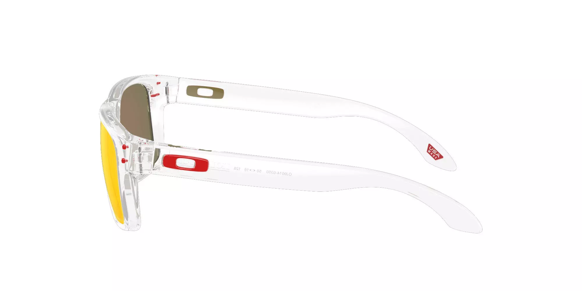 Oakley Youth Holbrook XXS Prizm Ruby Sunglasses &ndash; Clear - RED