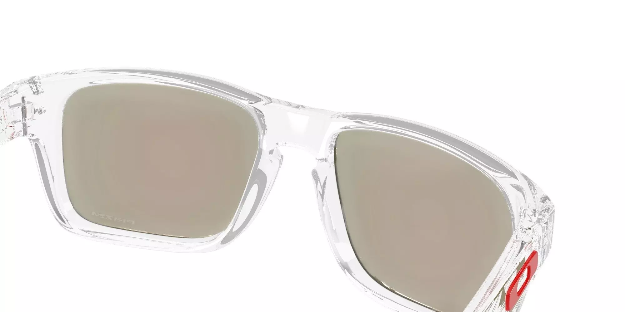 Oakley Youth Holbrook XXS Prizm Ruby Sunglasses &ndash; Clear - RED