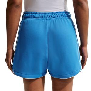 Nike Women's Sportswear Loose Mid-Rise 3" Fleece Shorts - Blue/Navy