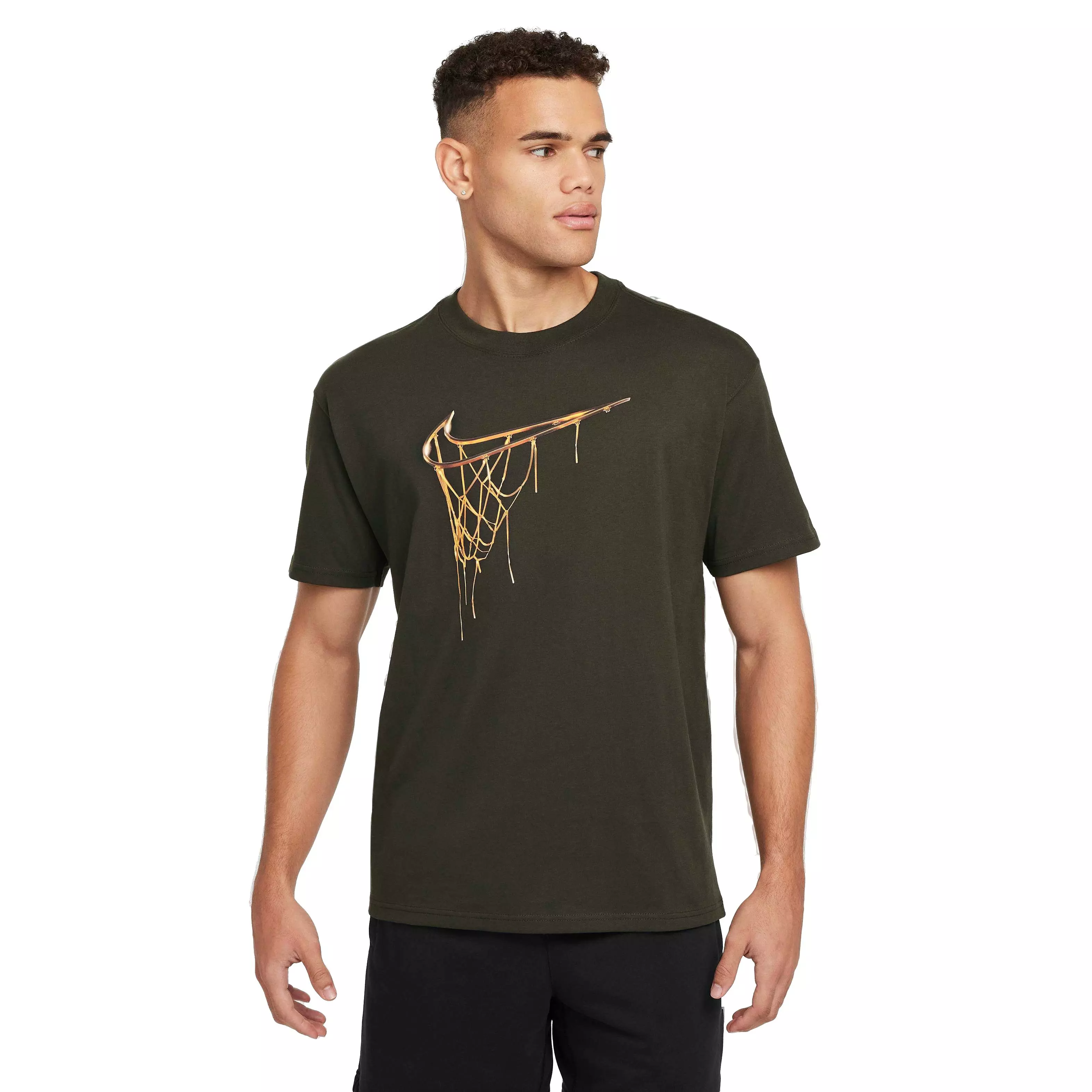Nike Men's Max90 Basketball T-Shirt - BROWN