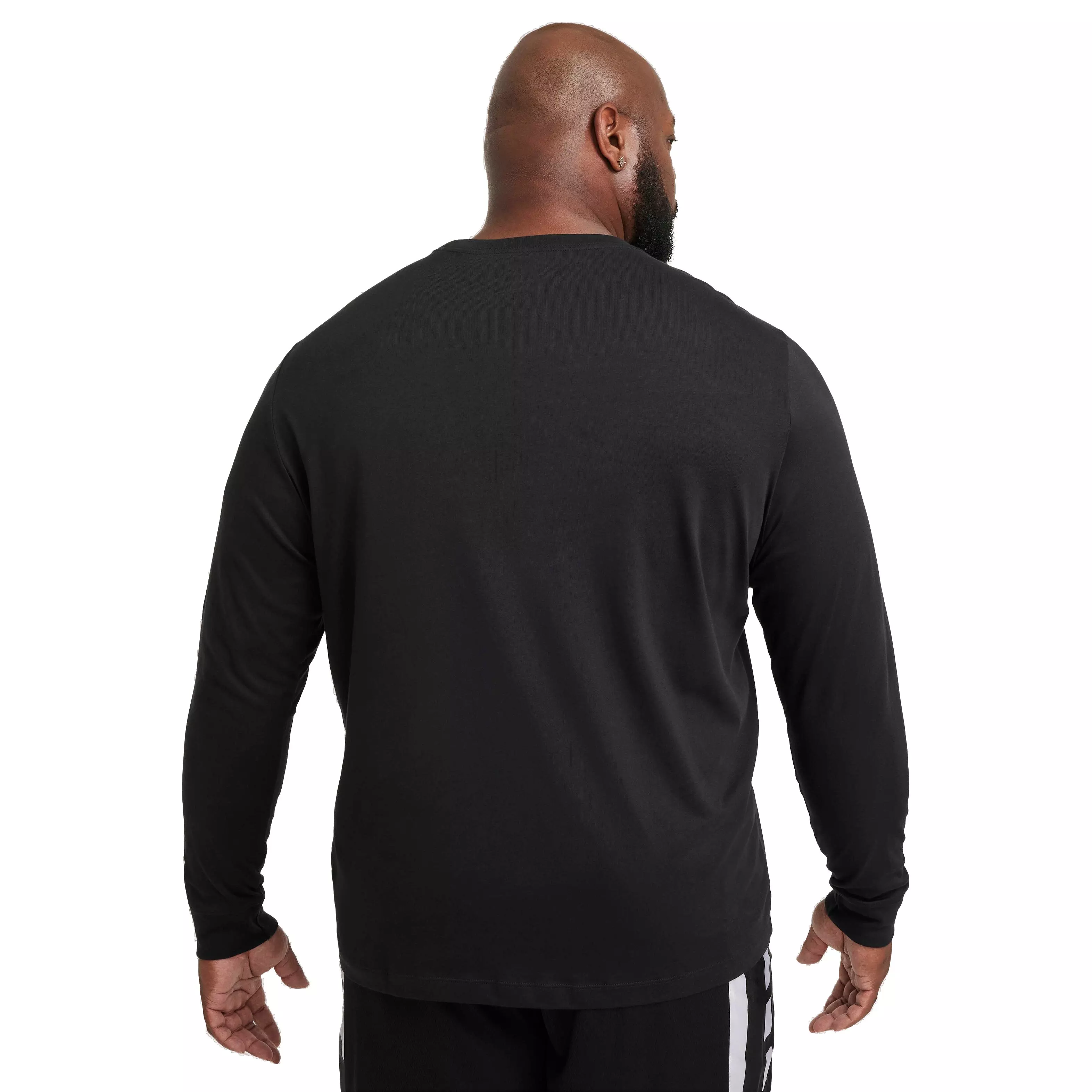 Nike Men's Long Sleeve Basketball T-Shirt - BLACK