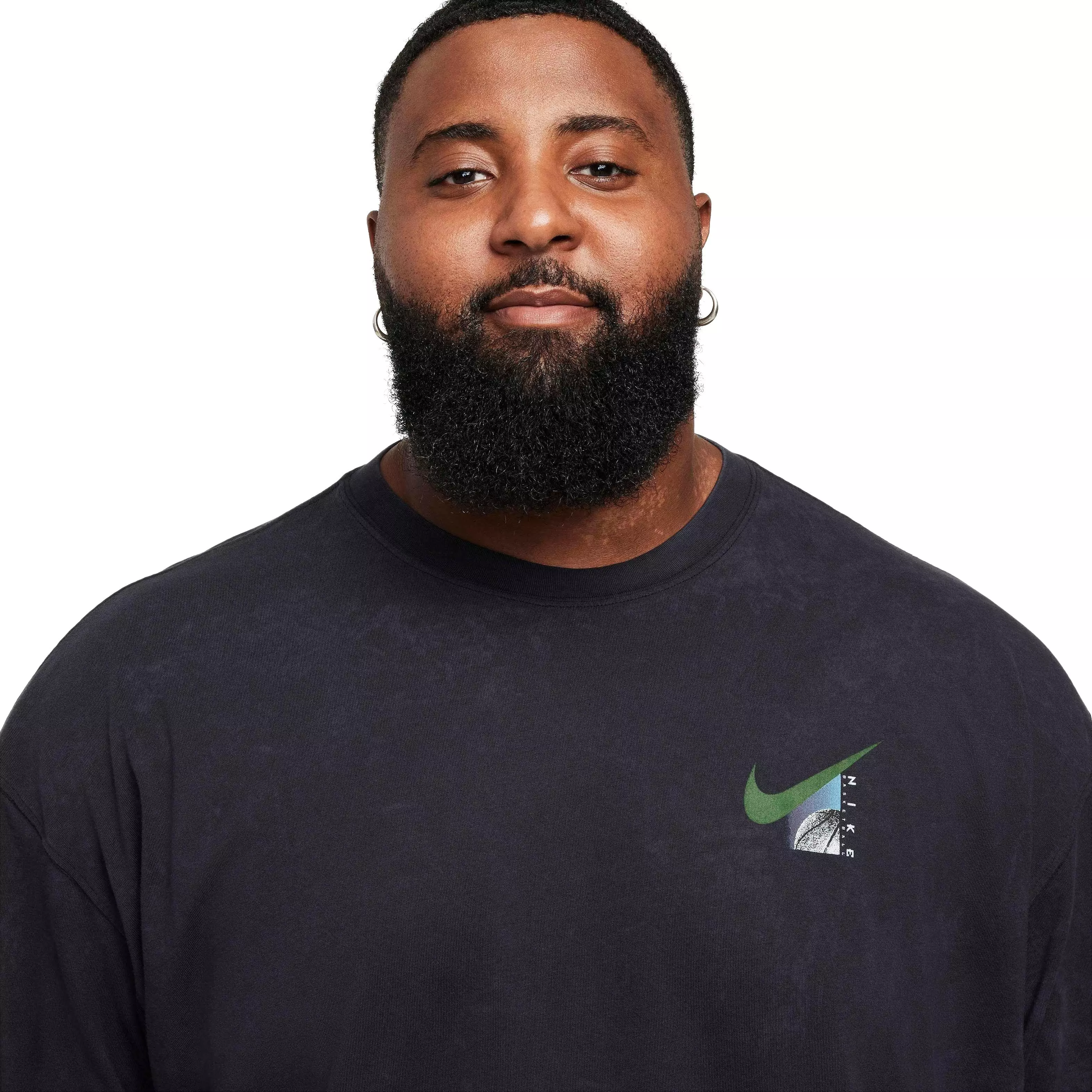 Nike Men's Max90 Long Sleeve Basketball T-Shirt - BLACK