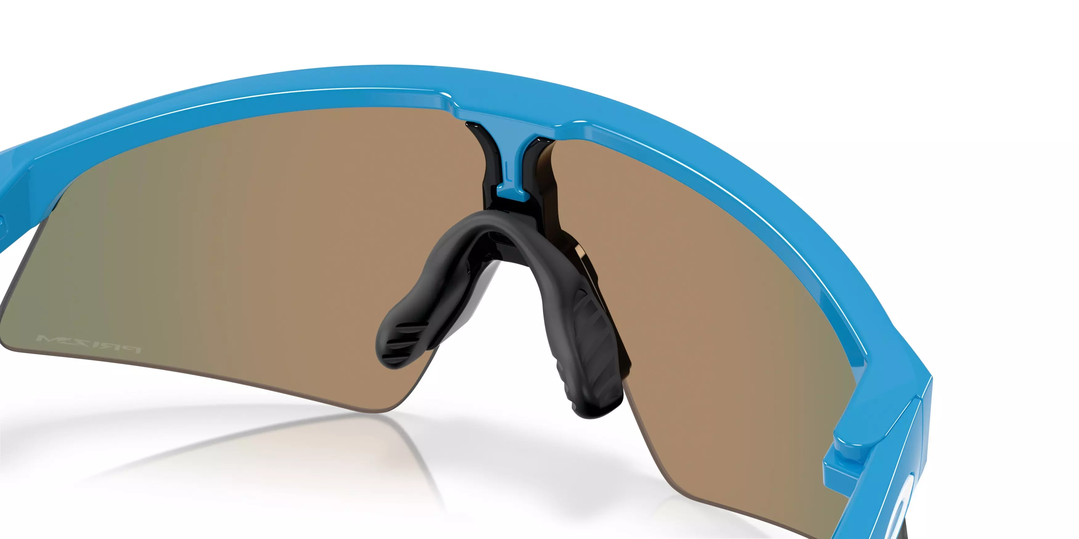 Oakley Youth Resistor Sweep Prizm Ruby Sunglasses &ndash; Polished Sky Blue - BLUE/RED
