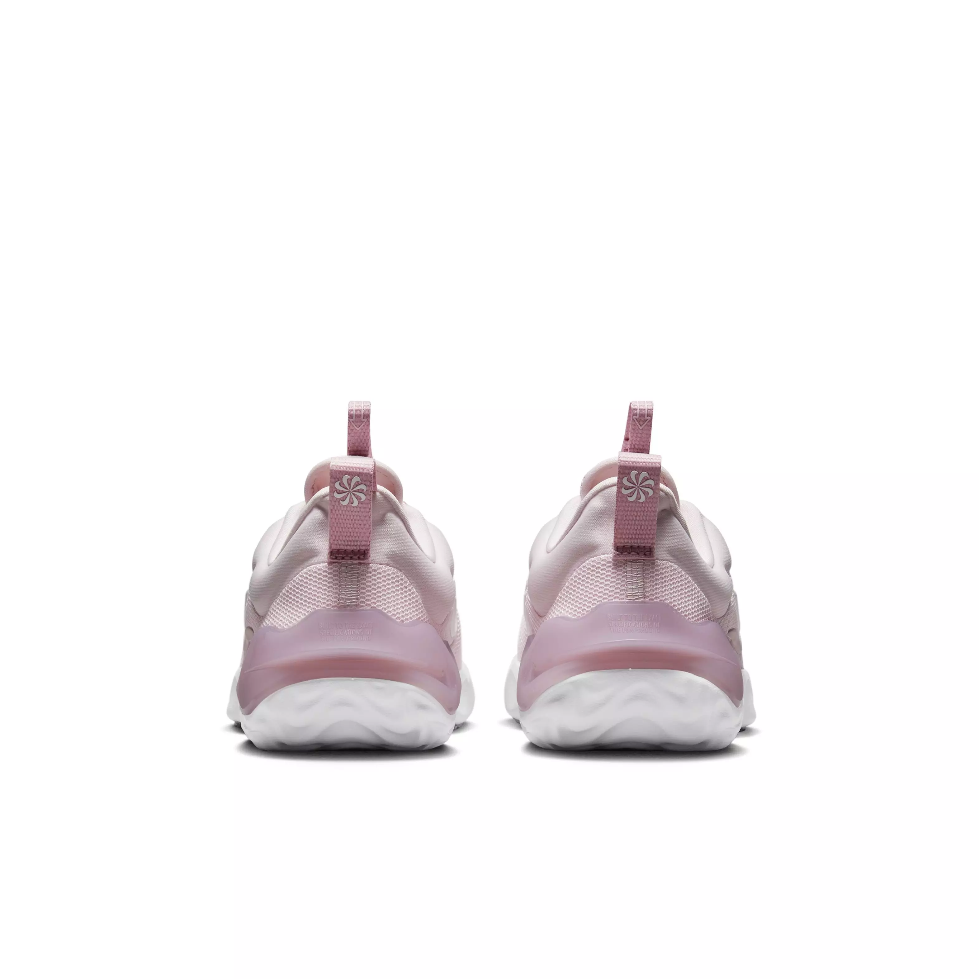 Nike Run Flow "Pink Foam/White/Elemental Pink" Grade School Girls' Running Shoe - PINK/WHITE/PINK