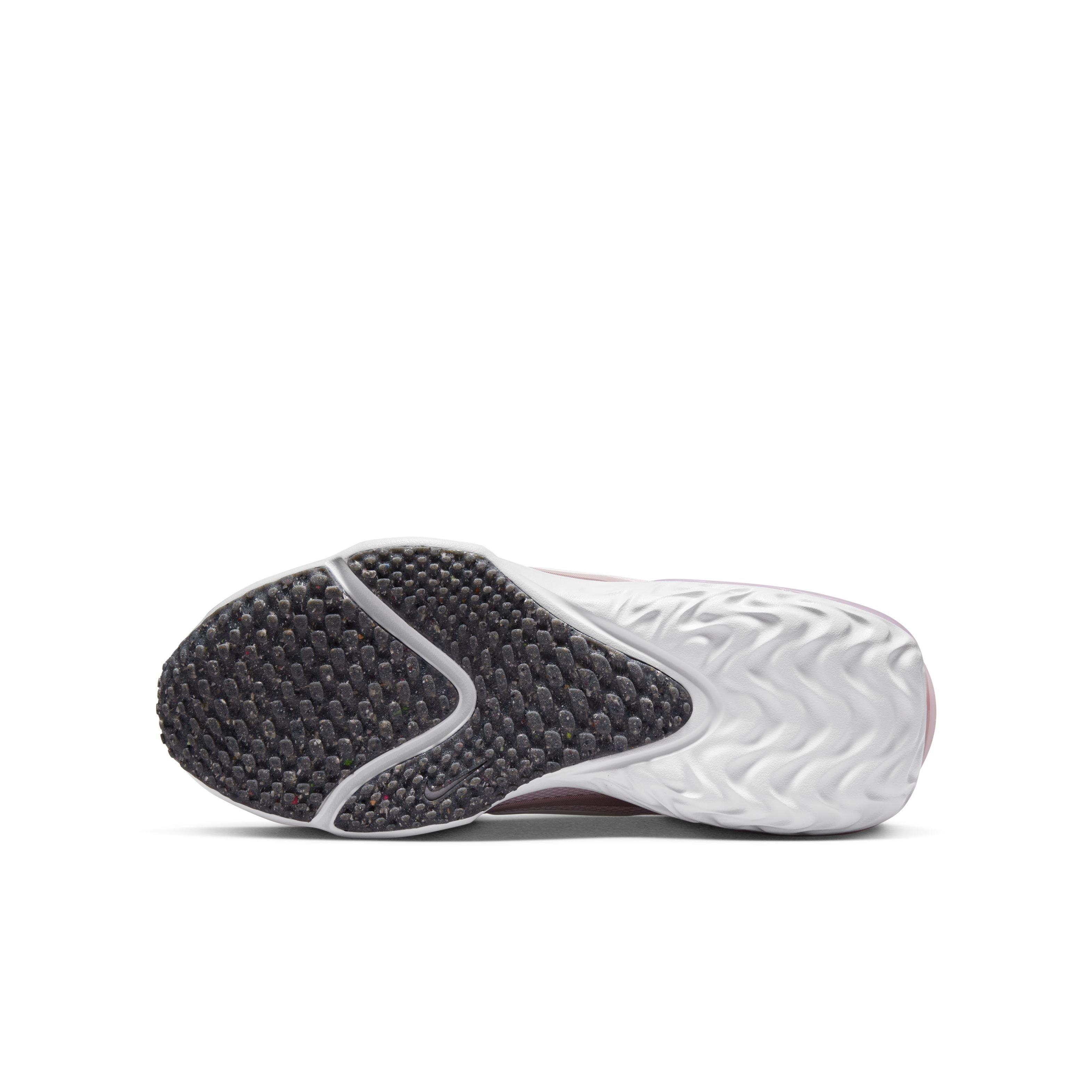 Nike Run Flow Grade School Girls' "Pink Foam/White/Elemental Pink" Running Shoe
