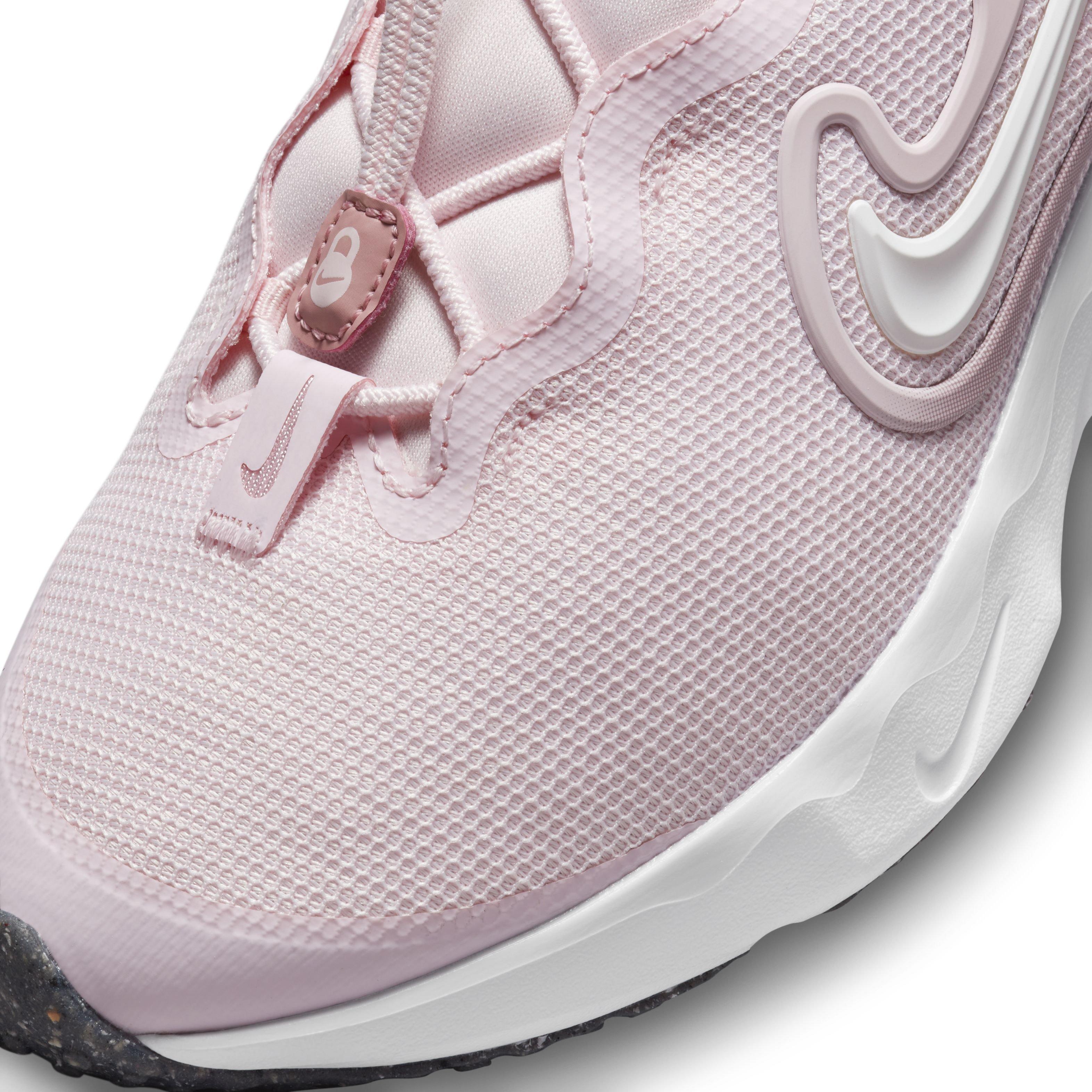 Nike Run Flow Grade School Girls' "Pink Foam/White/Elemental Pink" Running Shoe